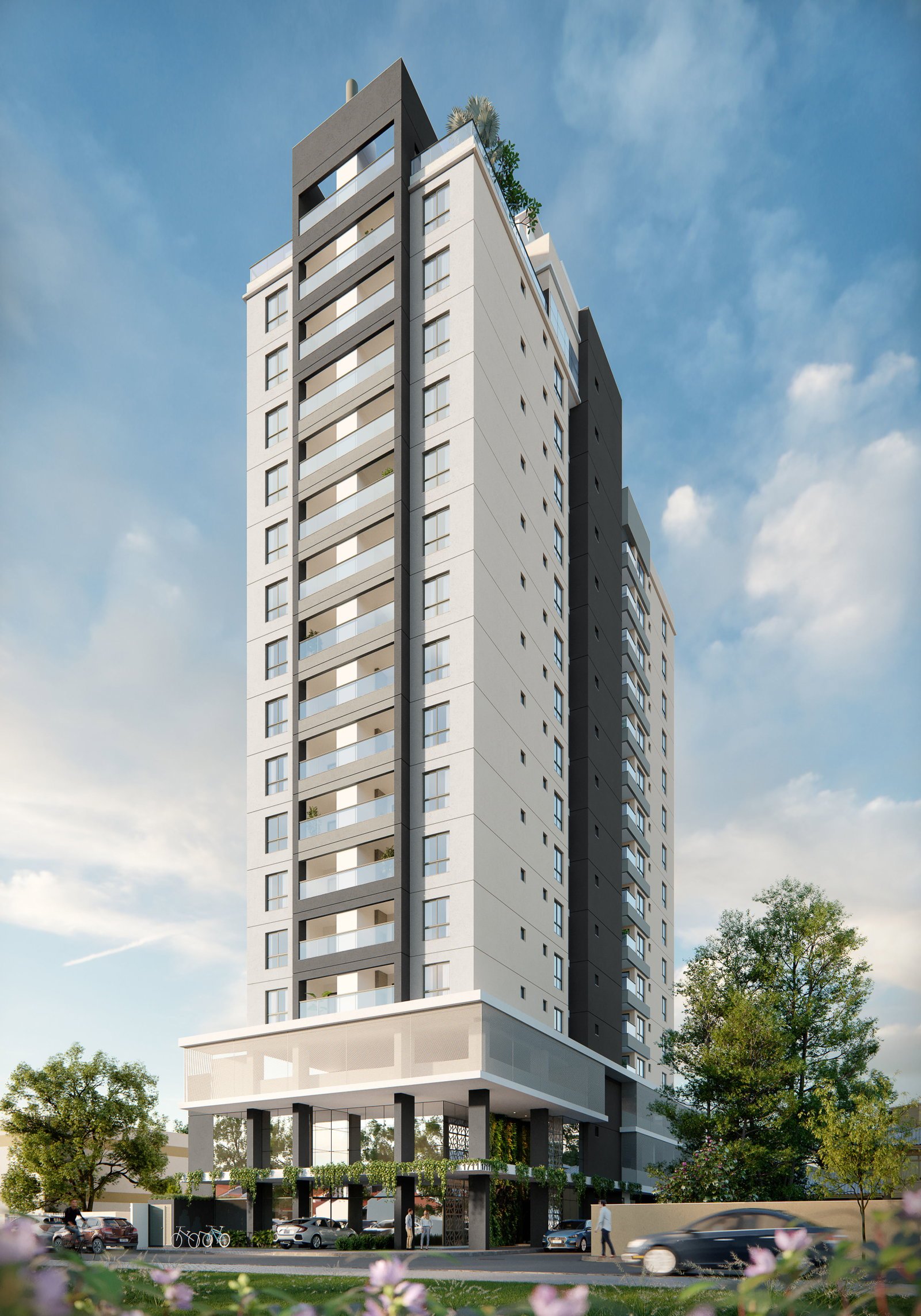 aplat-realsec-eagle-beach-fachada-02 Apartamento no Residencial Eagle Beach em Balneário Piçarras (SC) | REALSEC