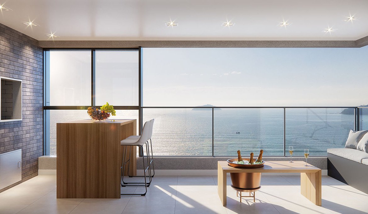 Apartamento no Residencial Ocean Boulevard em Balneário Piçarras (SC) | REALSEC
