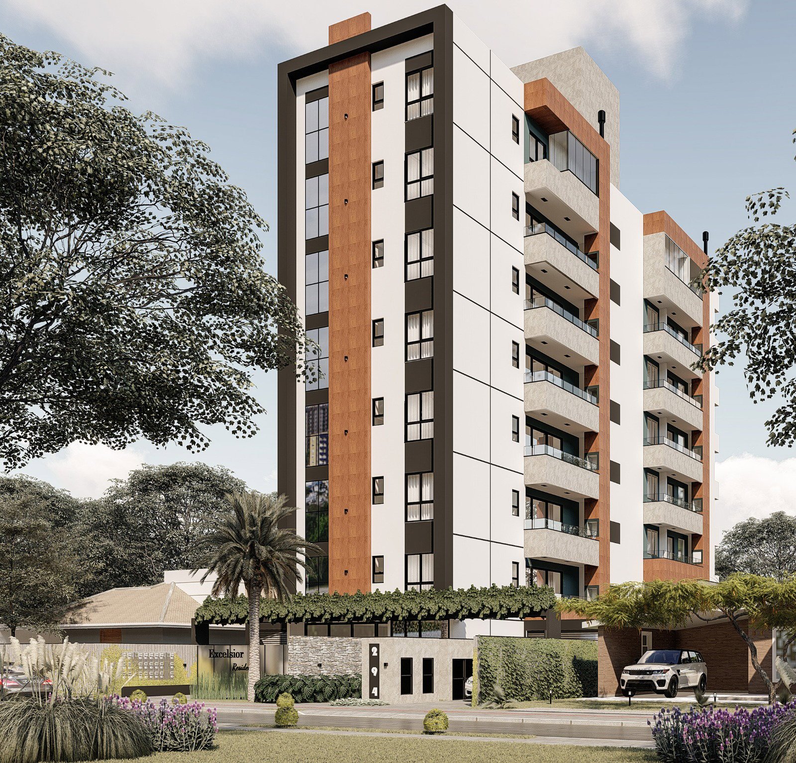 aplat-scelta-excelsior-fachada-02 Apartamento no Excelsior Residence em Joinville (SC) | SCELTA