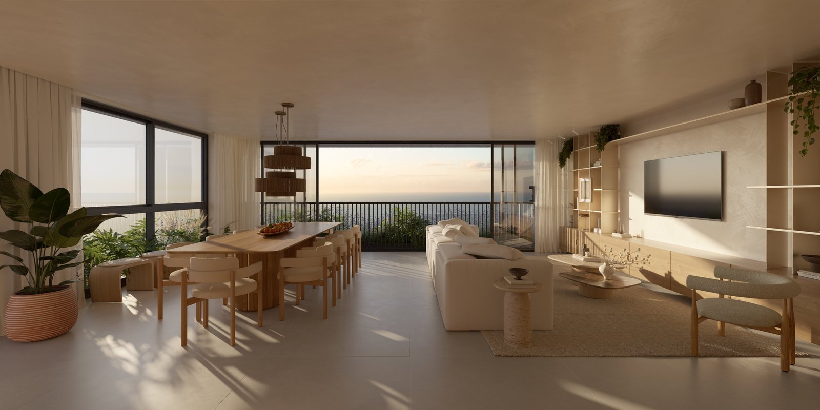 aplat-tauf-nuar-living-02 Apartamento no Nuar Residence em Balneário Piçarras (SC) | TAUF
