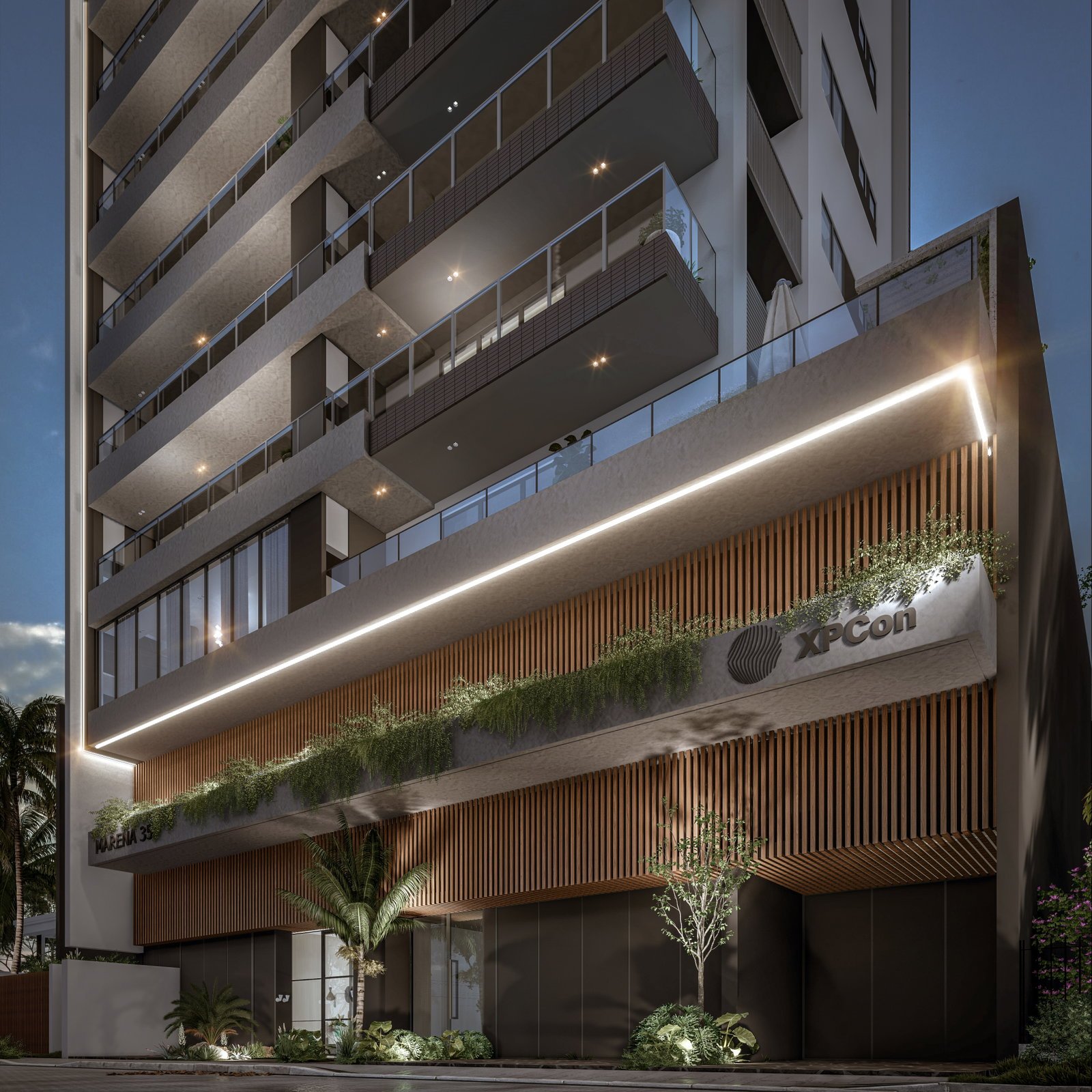 aplat-xpcon-marena-fachada-07 Apartamento no Residencial Marena em Balneário Piçarras (SC) | XPCON
