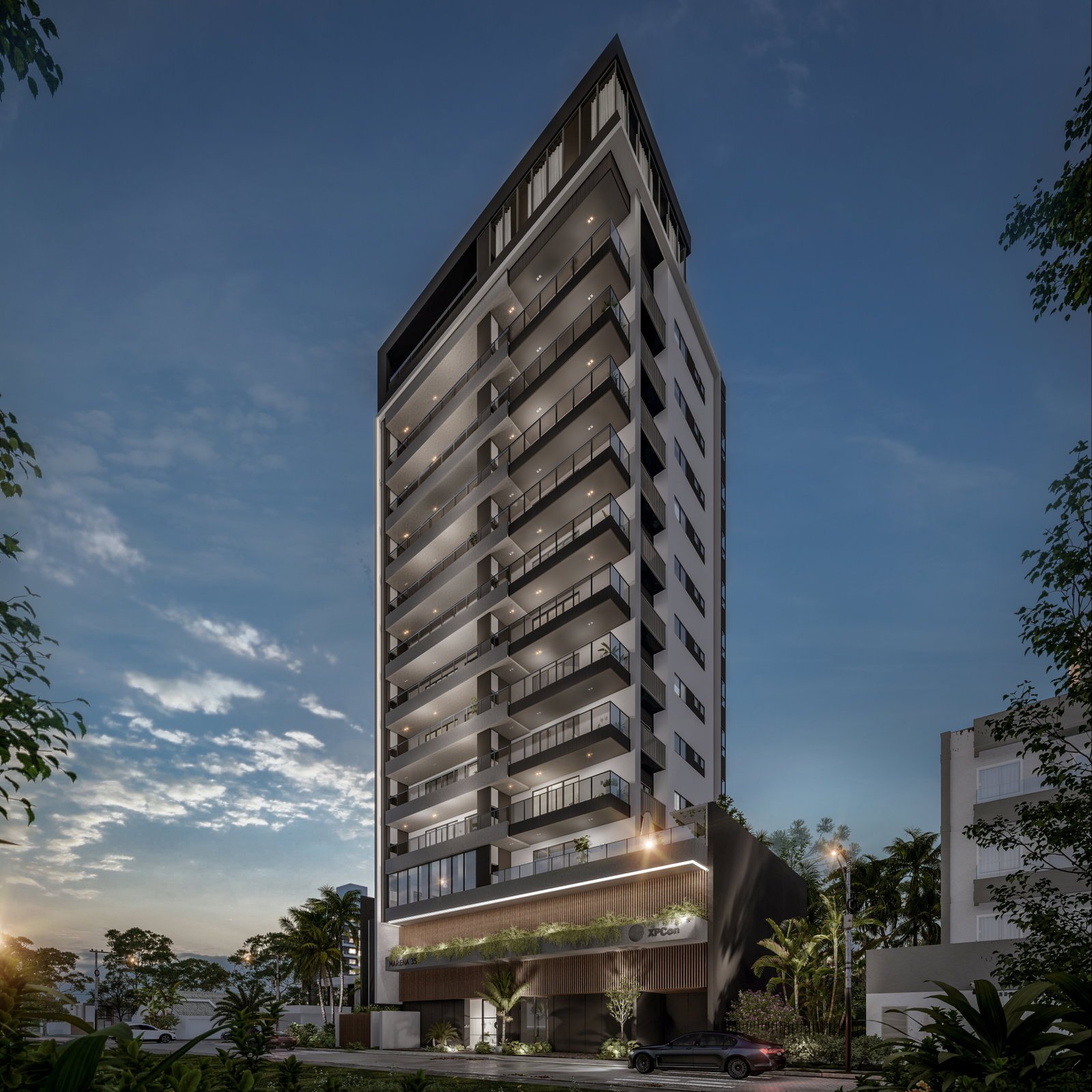 aplat-xpcon-marena-fachada-09 Apartamento no Residencial Marena em Balneário Piçarras (SC) | XPCON