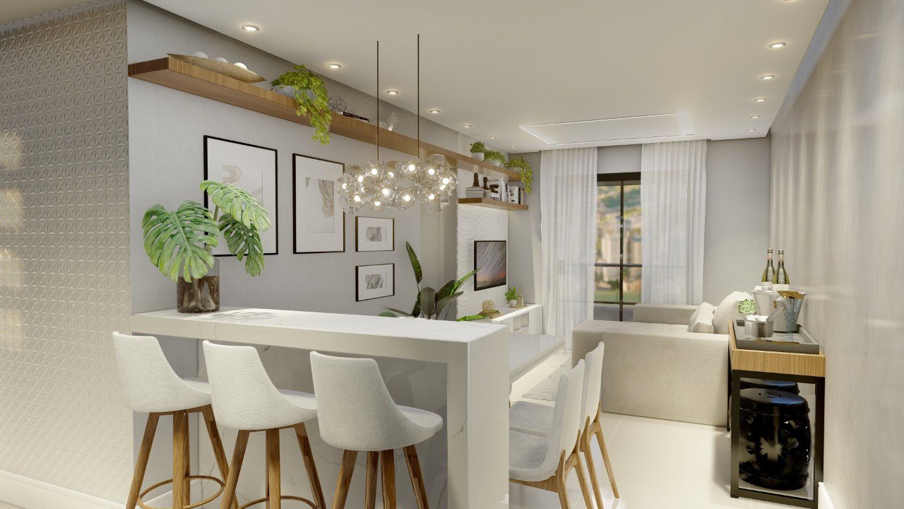 dg-ametista-living-01 Apartamento no Residencial Ametista em Blumenau (SC) | DG
