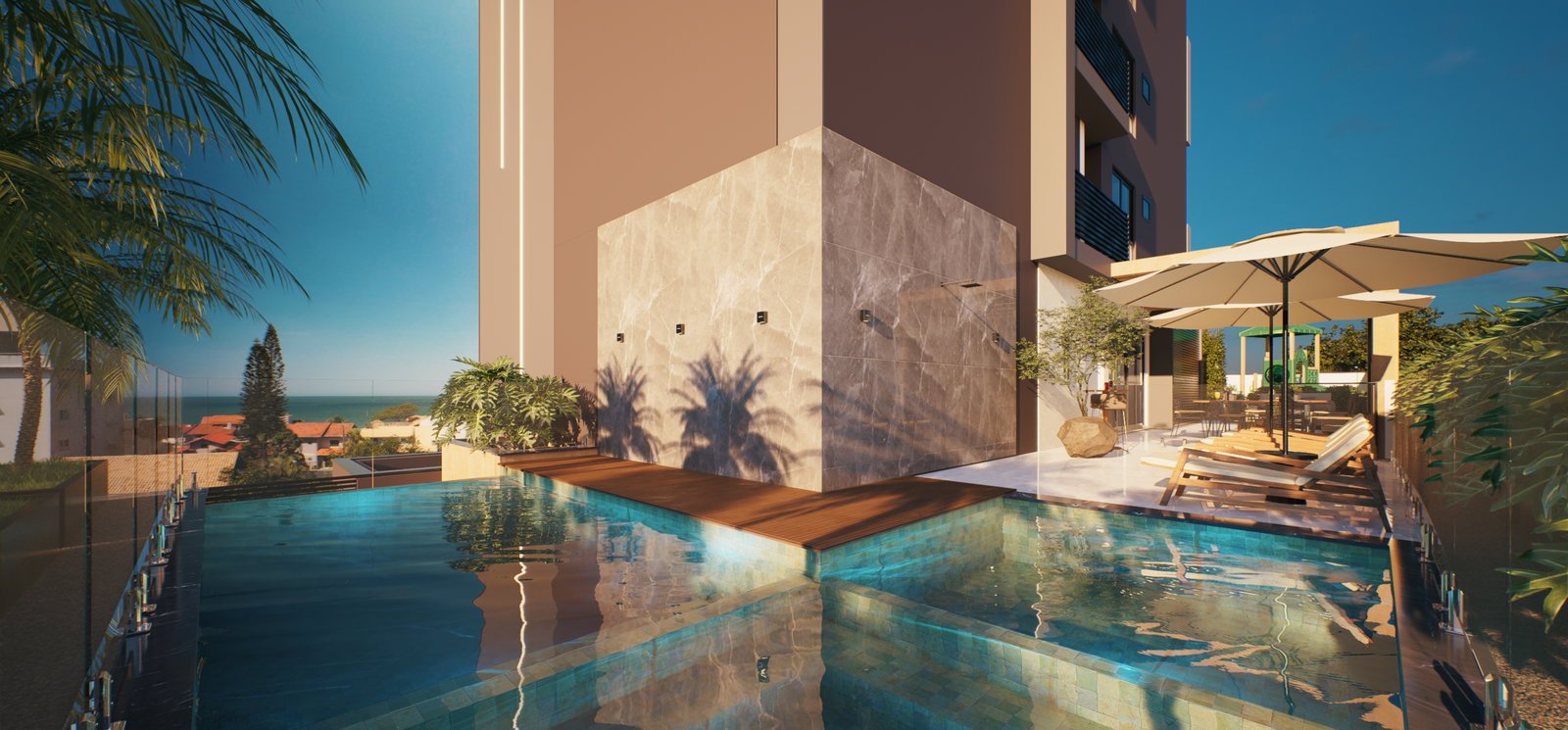 dg-costa-corais-piscina-01 Apartamento no Residencial Costão dos Corais em Penha (SC) | DG