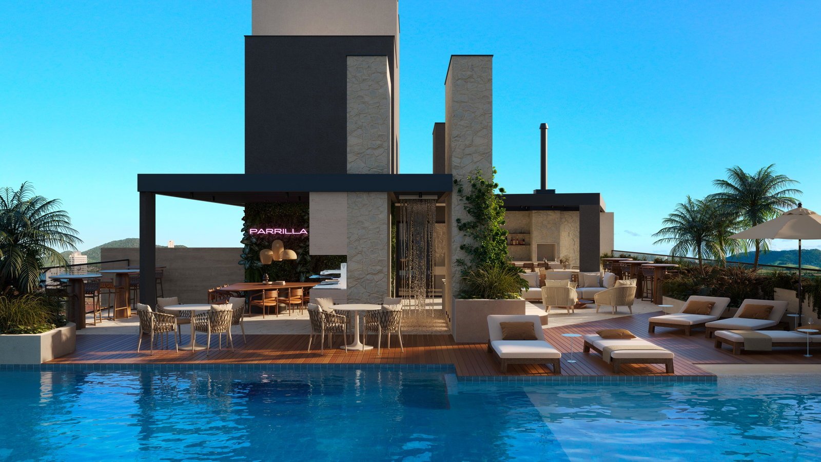 ejm-skyline-piscina-02 Apartamento no Skyline Living em Penha (SC) | EJM