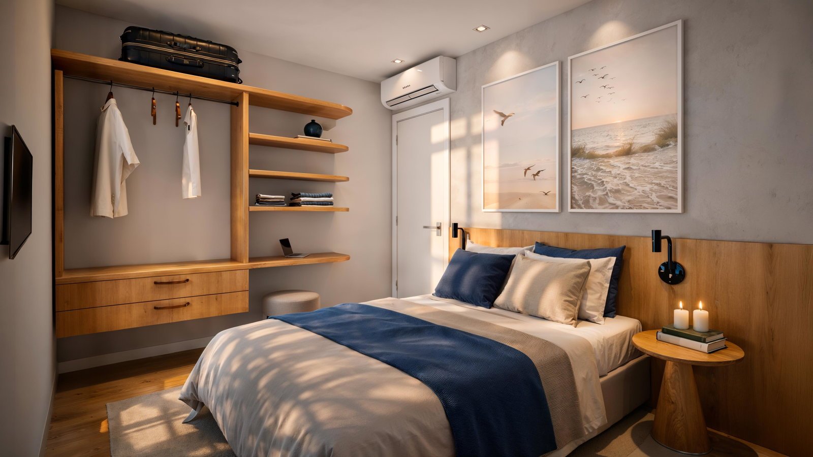 ejm-skyline-quarto-01 Apartamento no Skyline Living em Penha (SC) | EJM