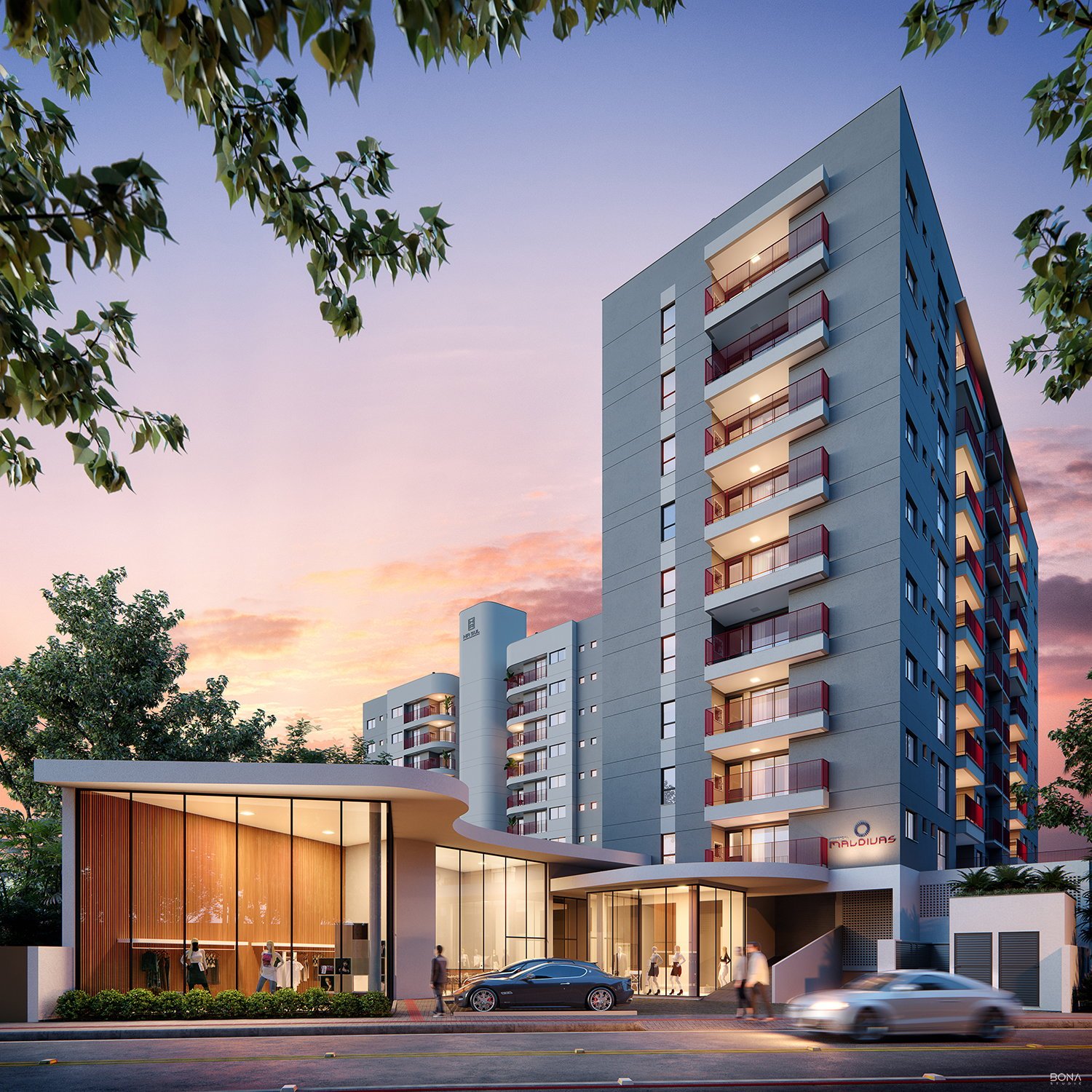 hr-sul-maldivas-fachada-01 Apartamento no Residencial Maldivas em Blumenau (SC) | HR SUL