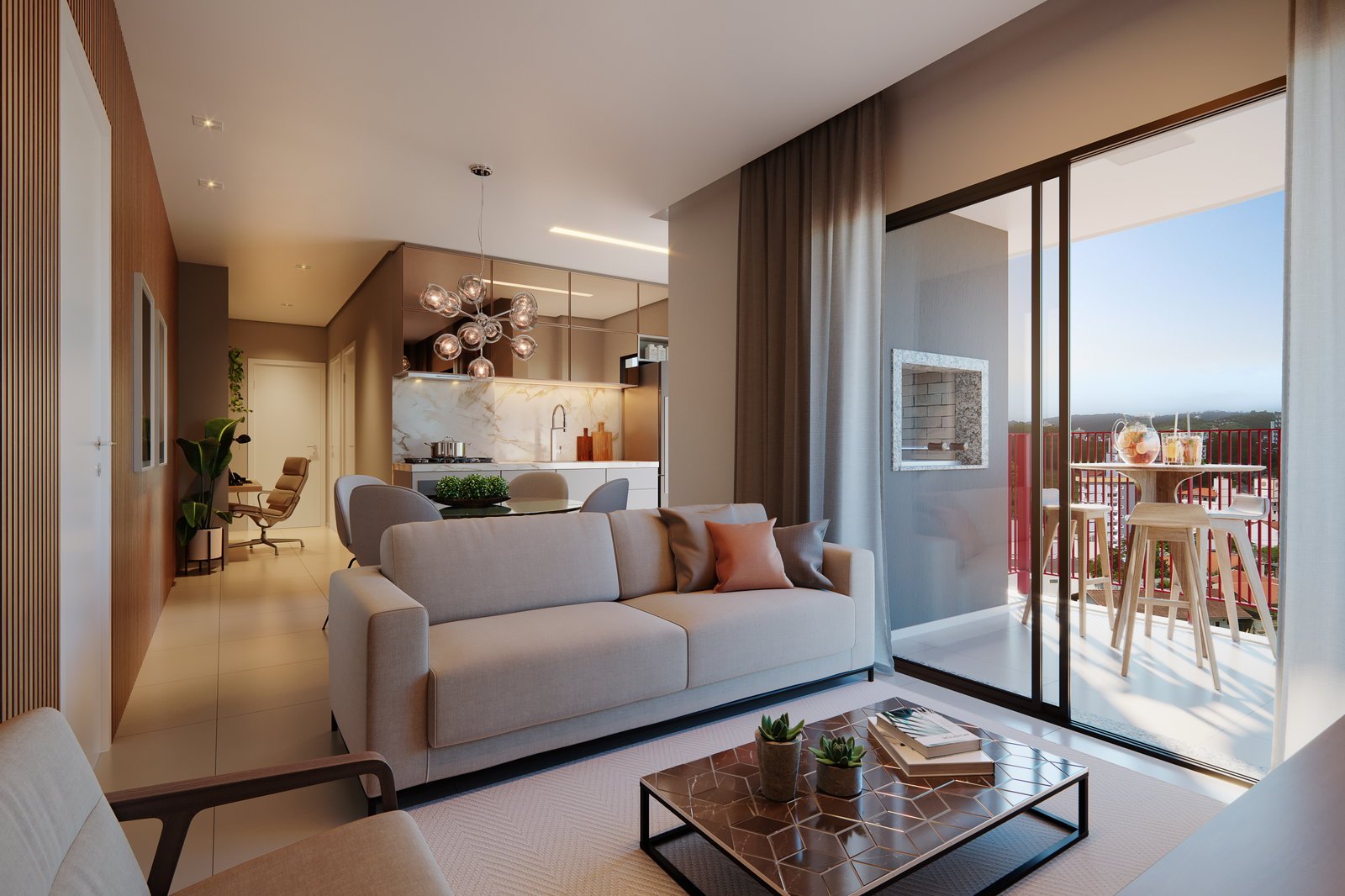 hr-sul-maldivas-living-02 Apartamento no Residencial Maldivas em Blumenau (SC) | HR SUL