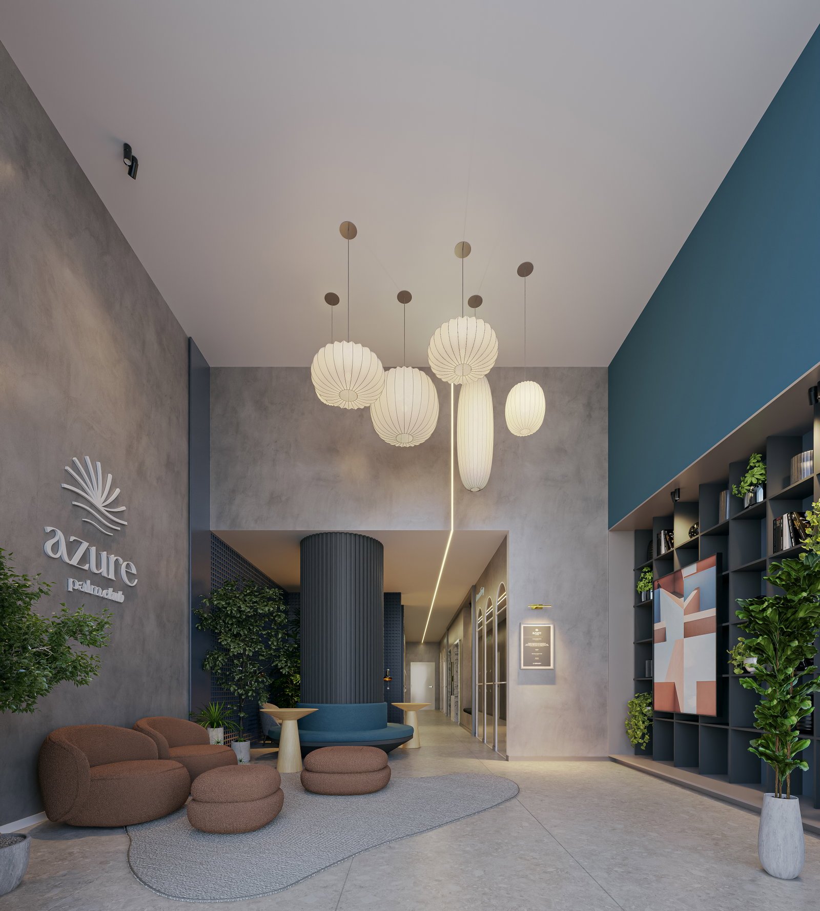 inbrasul-azure-hall-01 Apartamento no Azure Palm Club em Penha (SC) | INBRASUL
