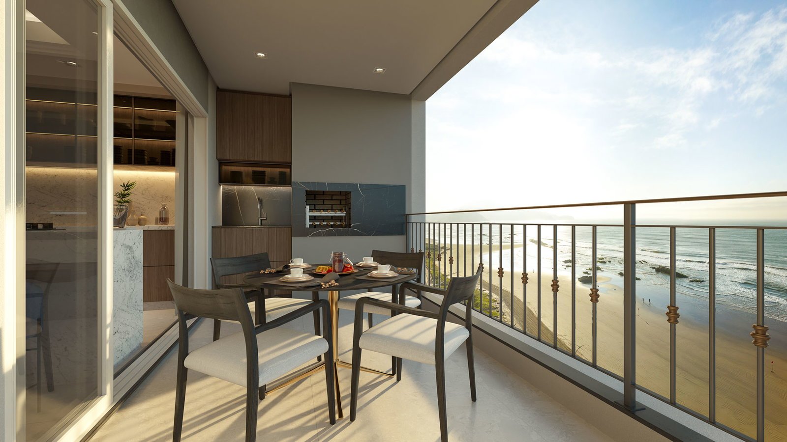 inbrasul-oppaline-sacada-02 Apartamento no Oppaline Tower em Navegantes (SC) | INBRASUL