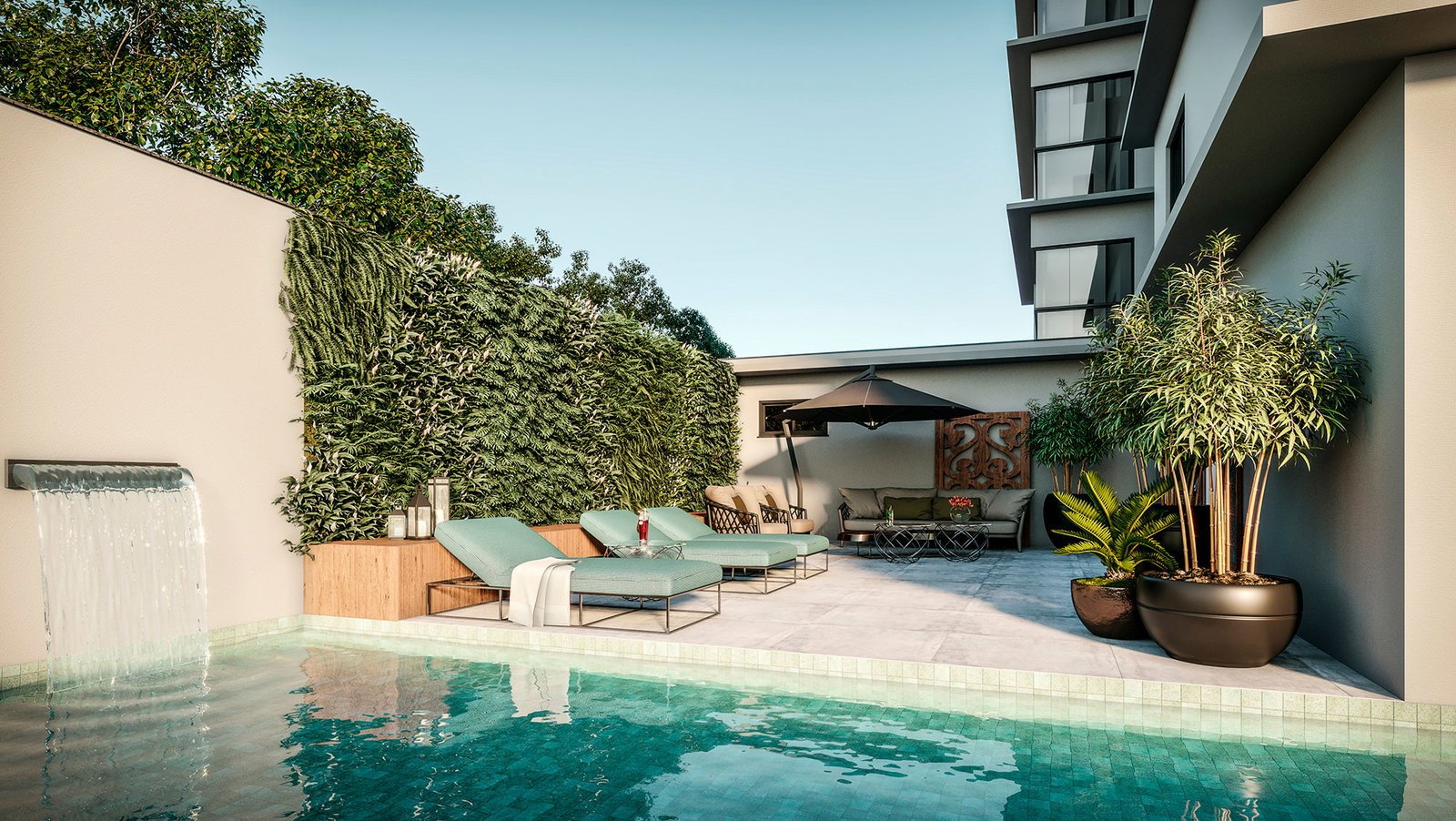 muller-marquardt-millenium-piscina-02 Apartamento no Millennium Park Residence em Jaraguá do Sul (SC) | MULLER E MARQUARDT