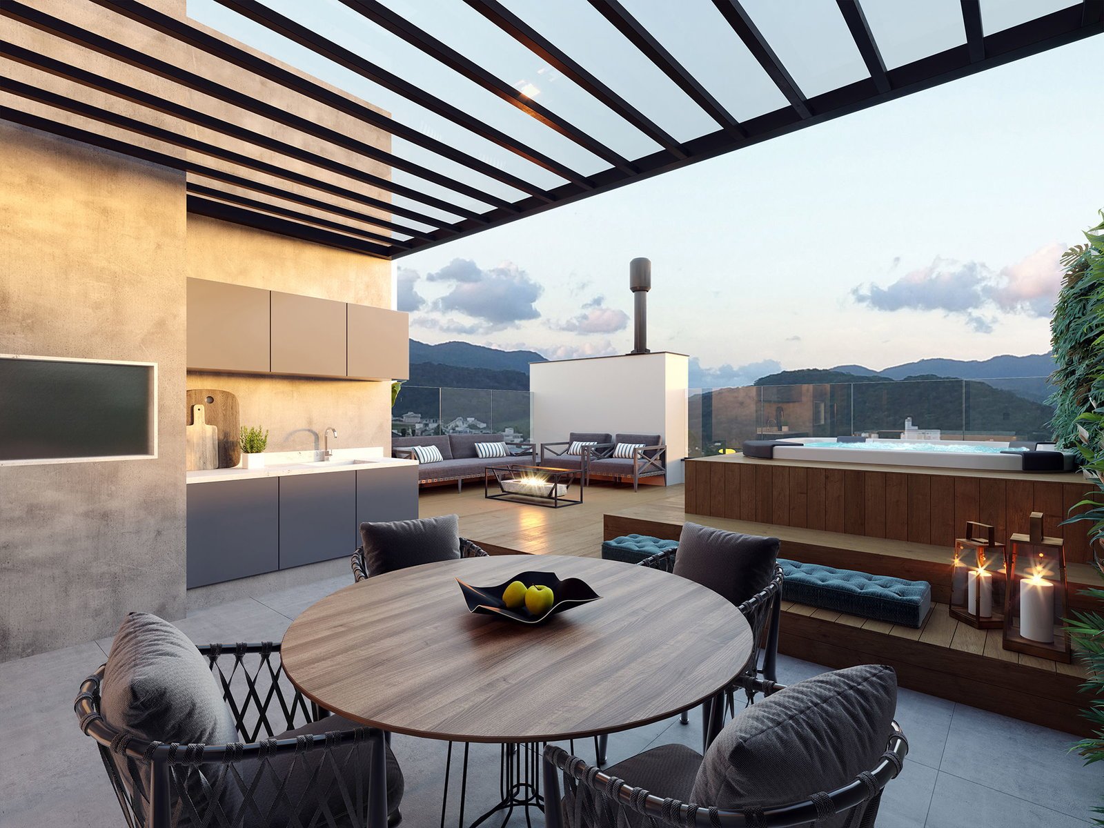 muller-marquardt-millenium-rooftop-02 Apartamento no Millennium Park Residence em Jaraguá do Sul (SC) | MULLER E MARQUARDT