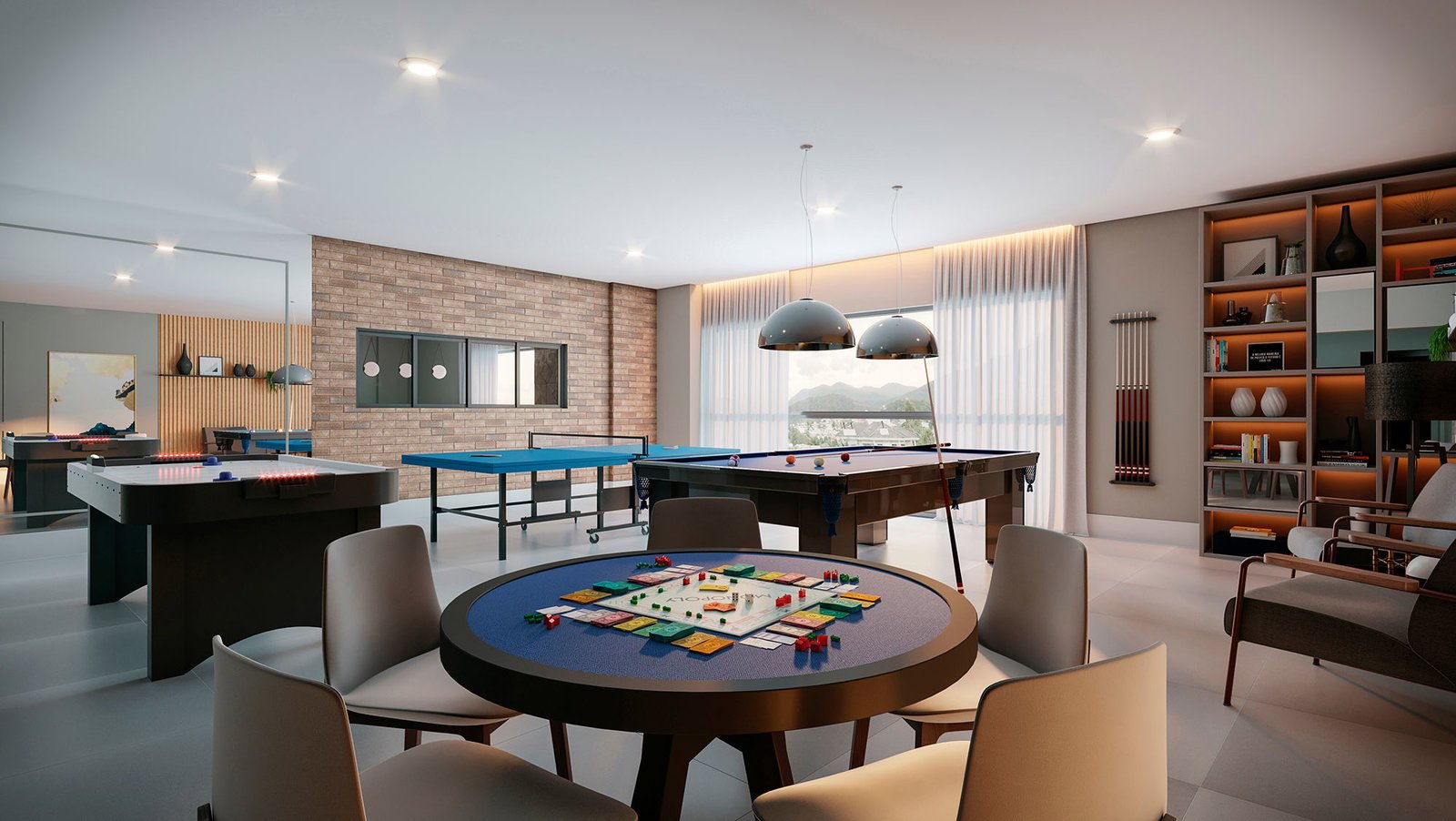 muller-marquardt-millenium-salao-jogos-01 Apartamento no Millennium Park Residence em Jaraguá do Sul (SC) | MULLER E MARQUARDT