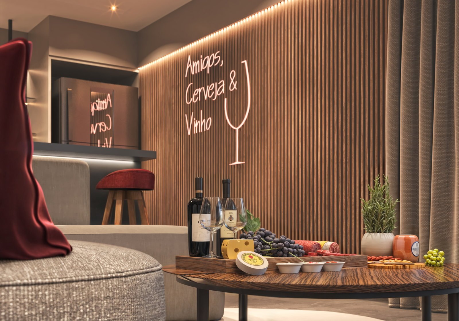premier-fonte-della-vita-winebar-01 Apartamento no Fonte Della Vita em Penha (SC) | PREMIER