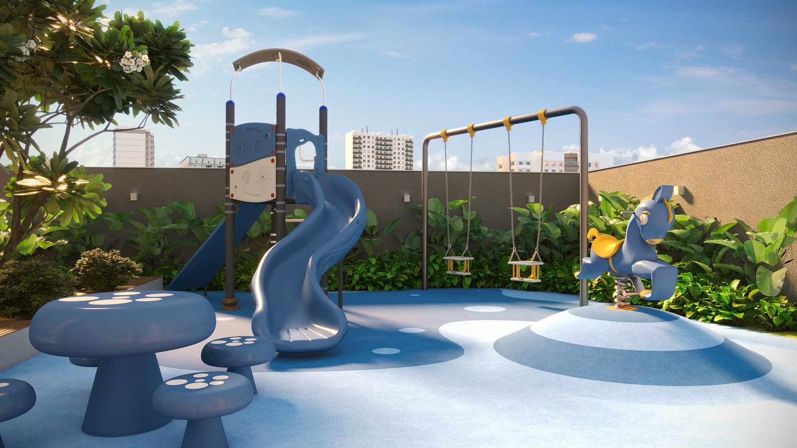 sbj-ilha-cozumel-playground-01 Apartamento no Ilha de Cozumel em Itajaí (SC) | SBJ