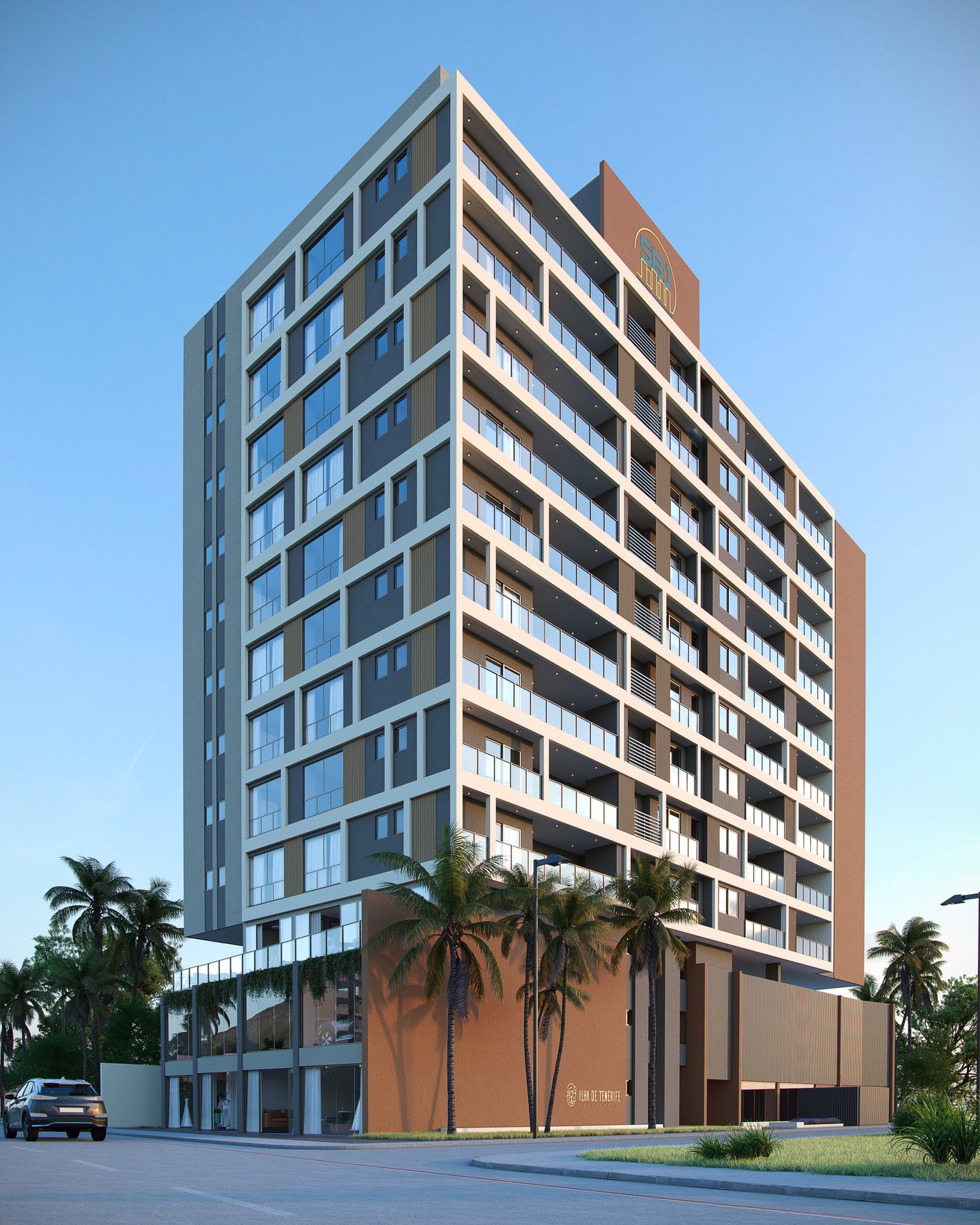 sbj-ilha-tenerife-fachada-02 Apartamento no Ilha de Tenerife em Navegante (SC) | SBJ