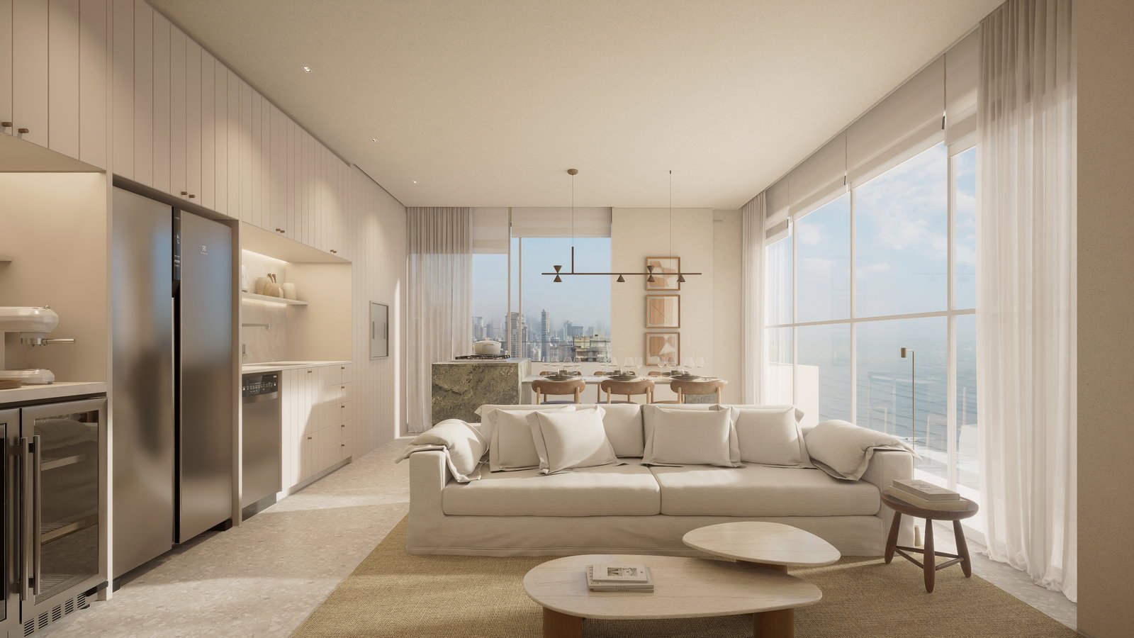 torresani-tauri-living-04 Apartamento no Tuari em Porto Belo (SC) | SCELTA
