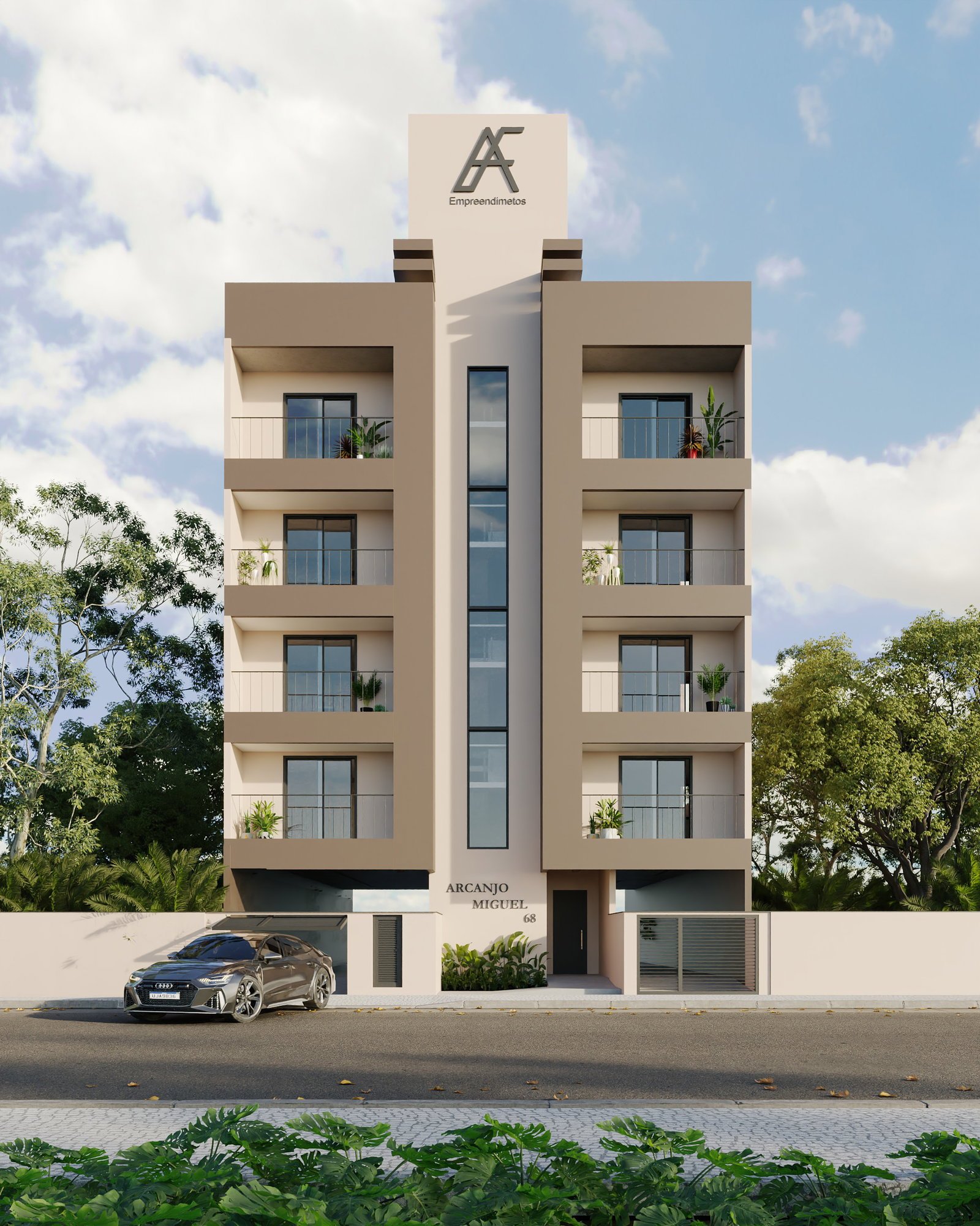 aplat-af-arcanjo-miguel-fachada-01 Apartamento no Residencial Arcanjo Miguel em Navegantes (SC) | AF