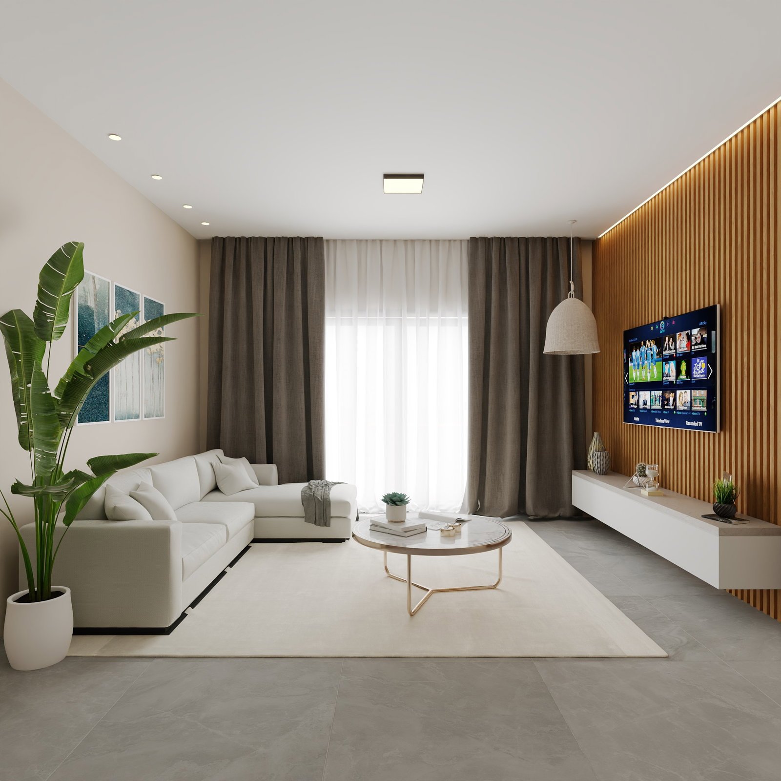 aplat-af-arcanjo-miguel-living-01 Apartamento no Residencial Arcanjo Miguel em Navegantes (SC) | AF