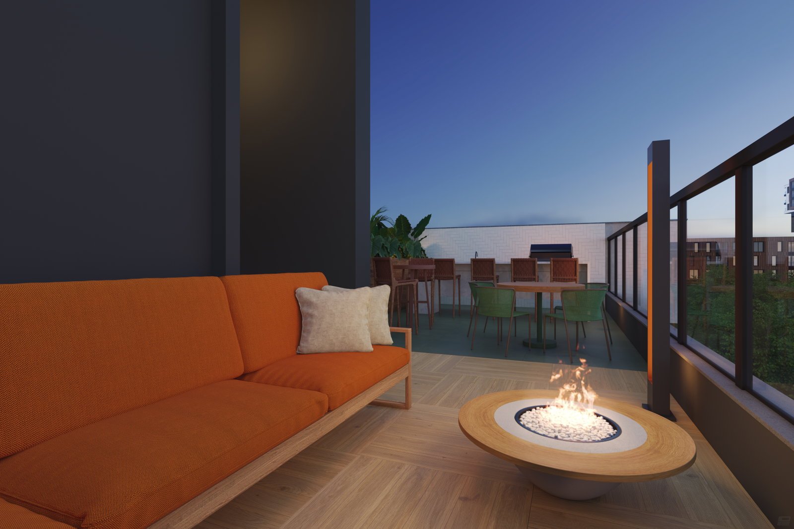 aplat-amalfi-tramonti-fireplace-01 Apartamento no Tramonti Residenza em Itajaí (SC) | AMALFI