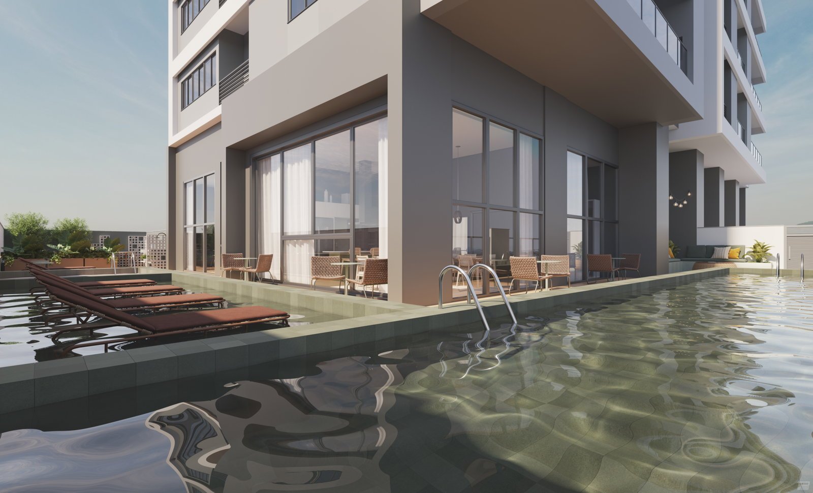 aplat-amalfi-tramonti-piscina-01 Apartamento no Tramonti Residenza em Itajaí (SC) | AMALFI