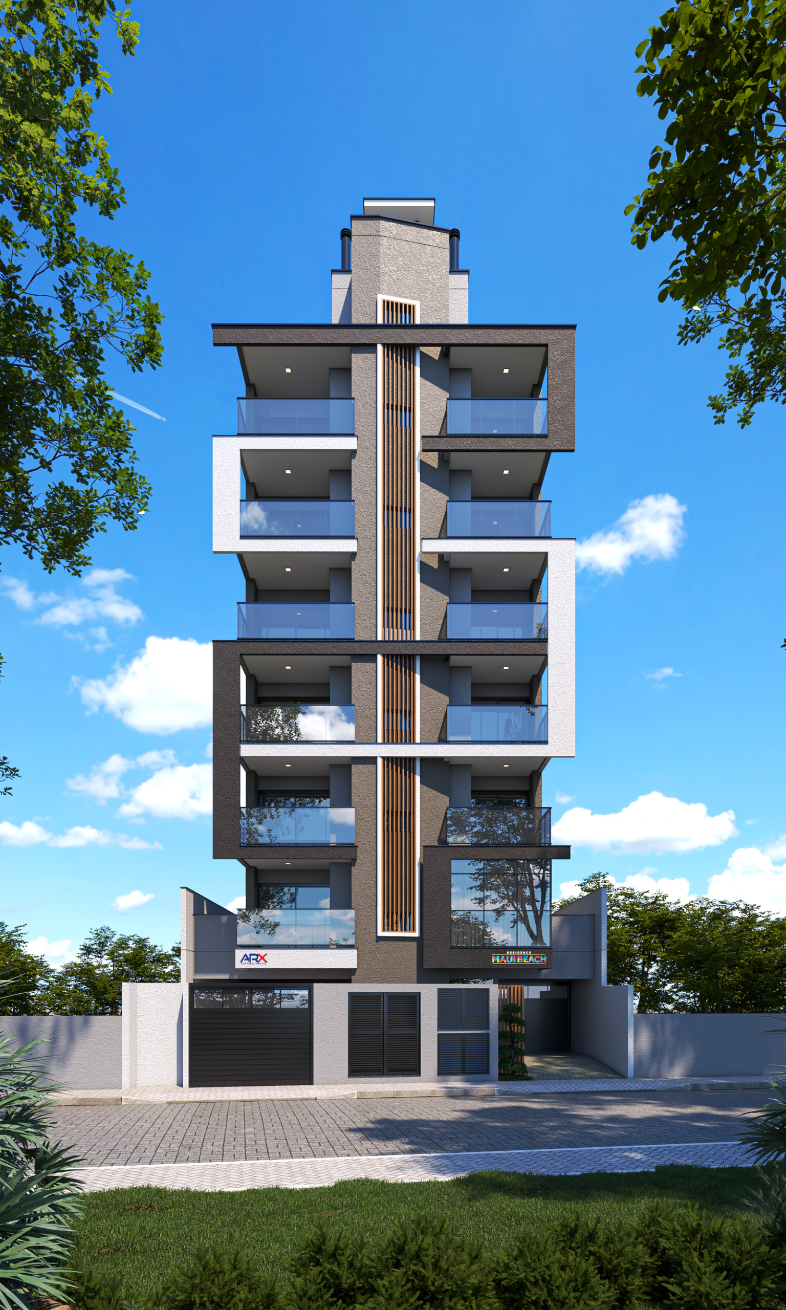 aplat-arx-maui-beach-i-fachada-01 Apartamento no Maui Beach Residence em Navegantes (SC) | ARX