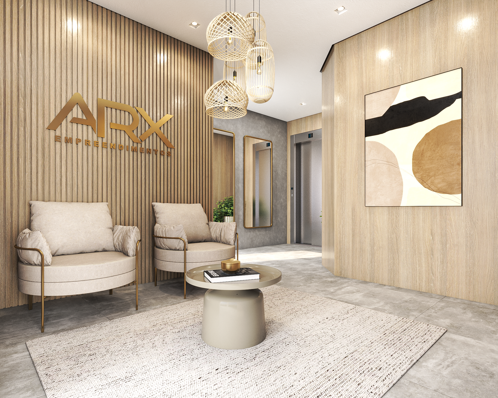 aplat-arx-maui-beach-i-hall-entrada-01 Apartamento no Maui Beach Residence em Navegantes (SC) | ARX