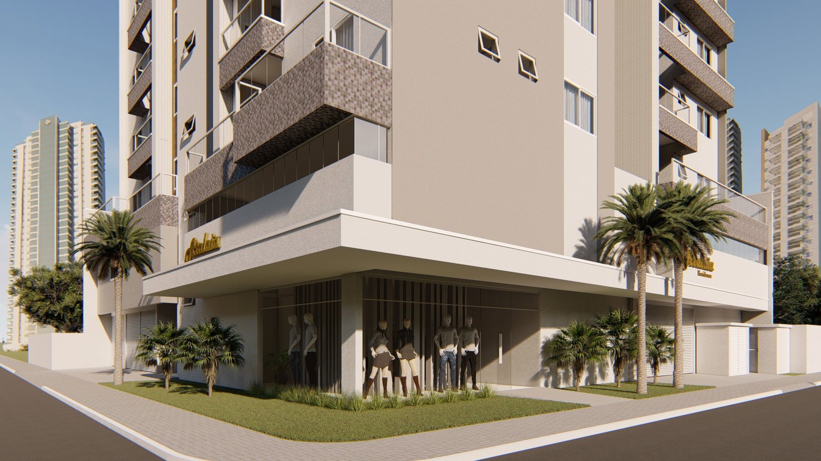 aplat-cesca-atalaia-fachada-01 Apartamento no Edifício Atalaia Residence em Navegantes (SC) | CESCA