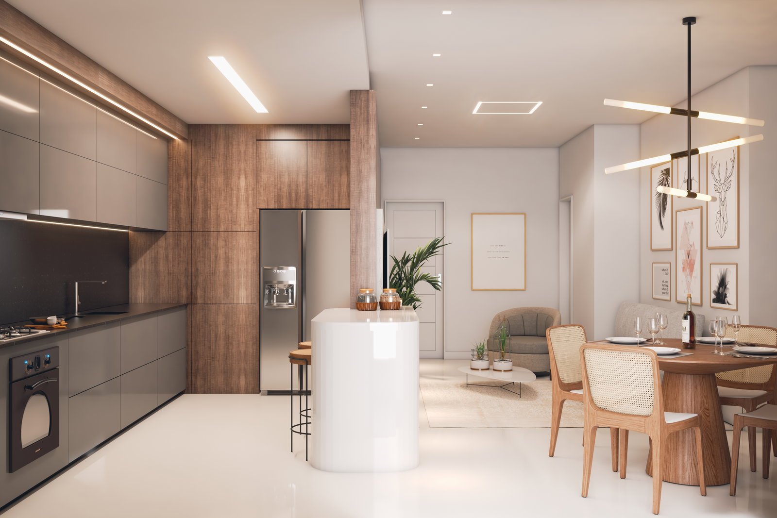 aplat-chaves-azzurra-living-02 Apartamento no Residencial Azzurra em Navegantes (SC) | CHAVES