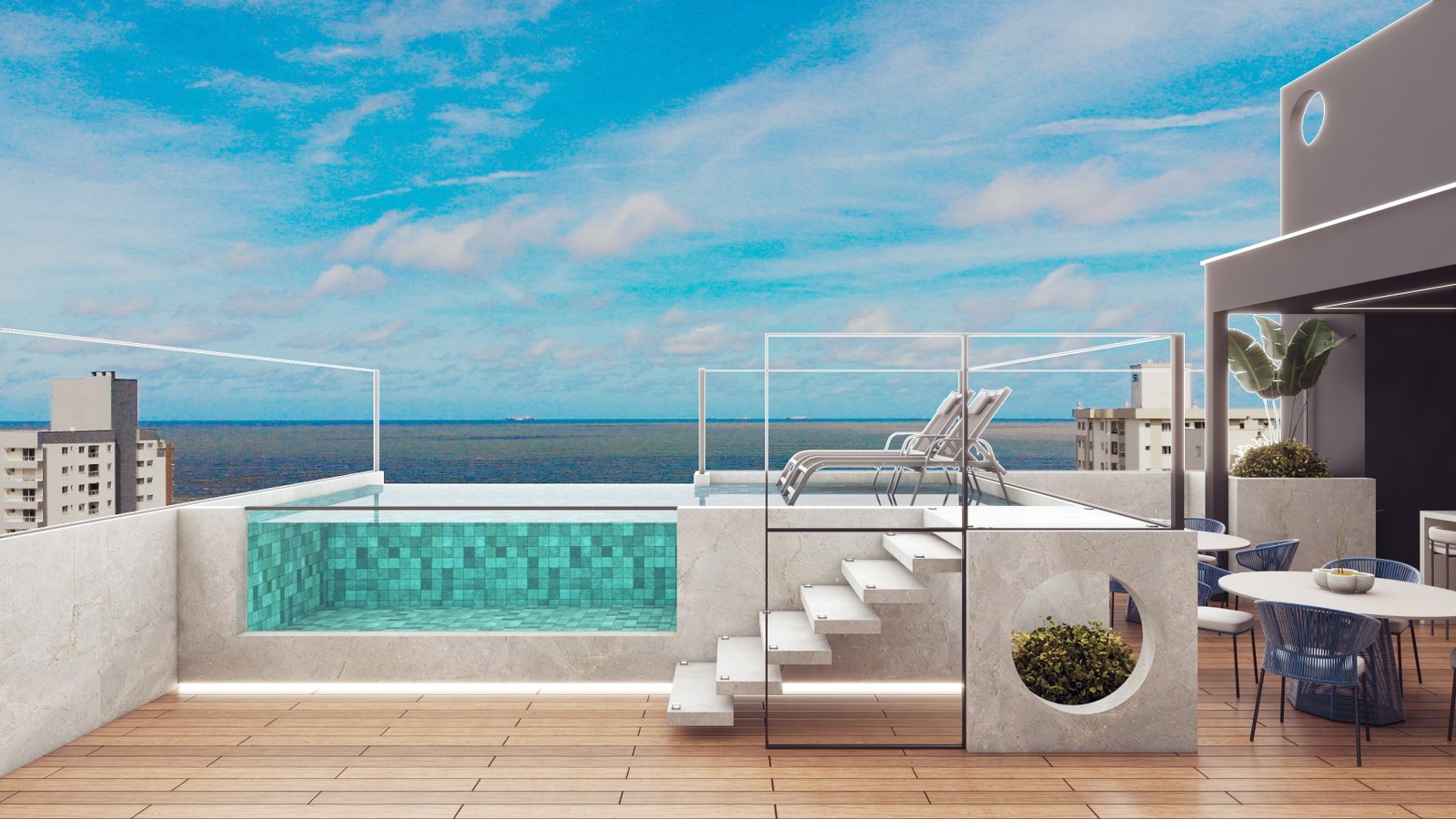 aplat-chaves-splendore-piscina Apartamento no Residencial Splendore em Navegantes (SC) | CHAVES