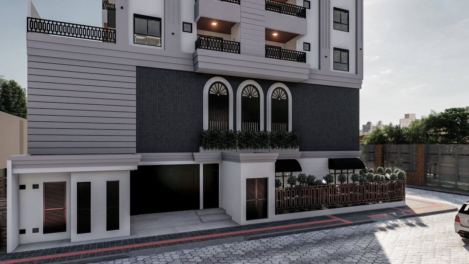 aplat-copas-genebra-fachada-06 Apartamento no Genebra Residencial em Navegantes (SC) | COPAS