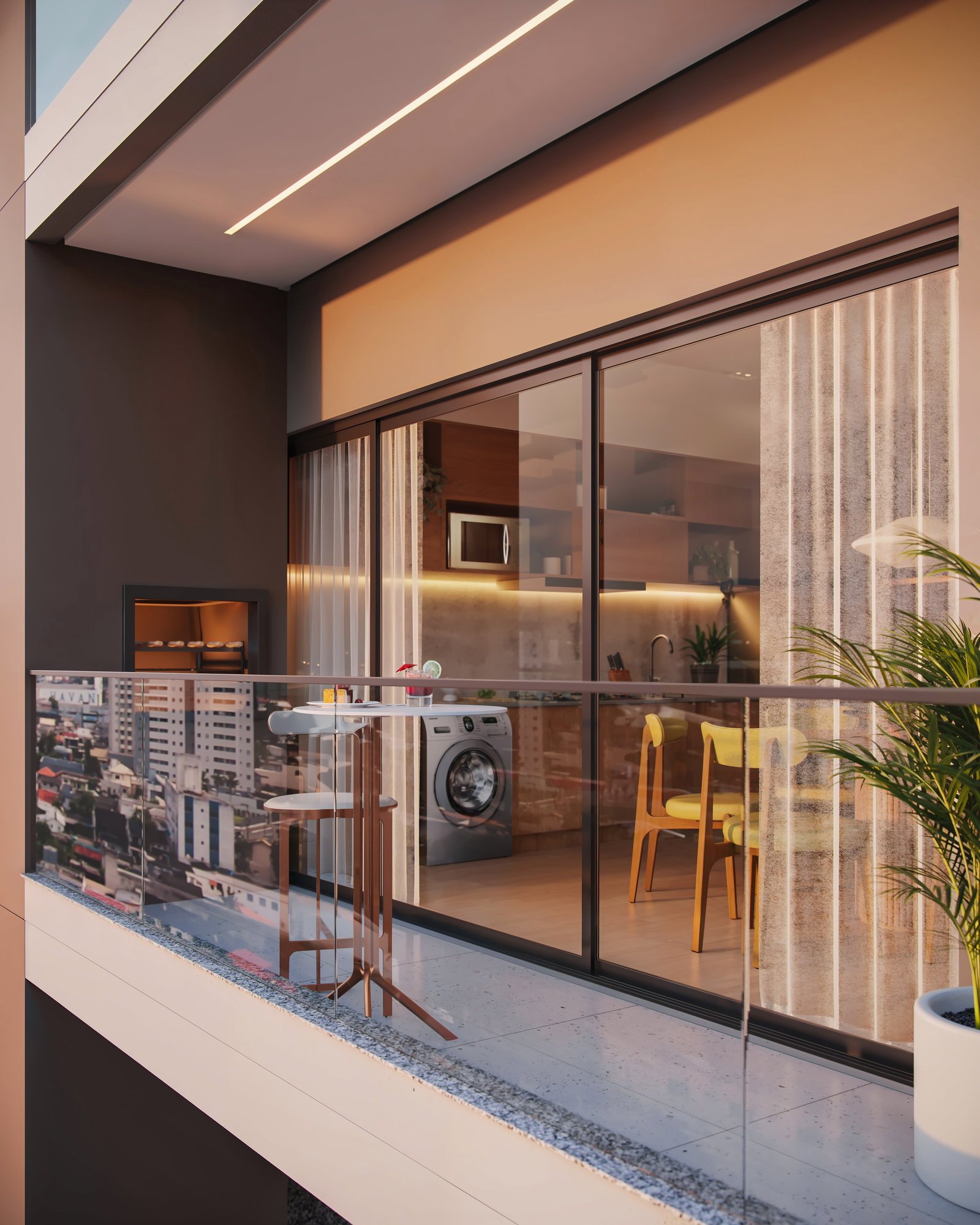 aplat-dinamica-vista-sunset-varanda Apartamento no Vista Sunset em Itajaí (SC) | DINÂMICA