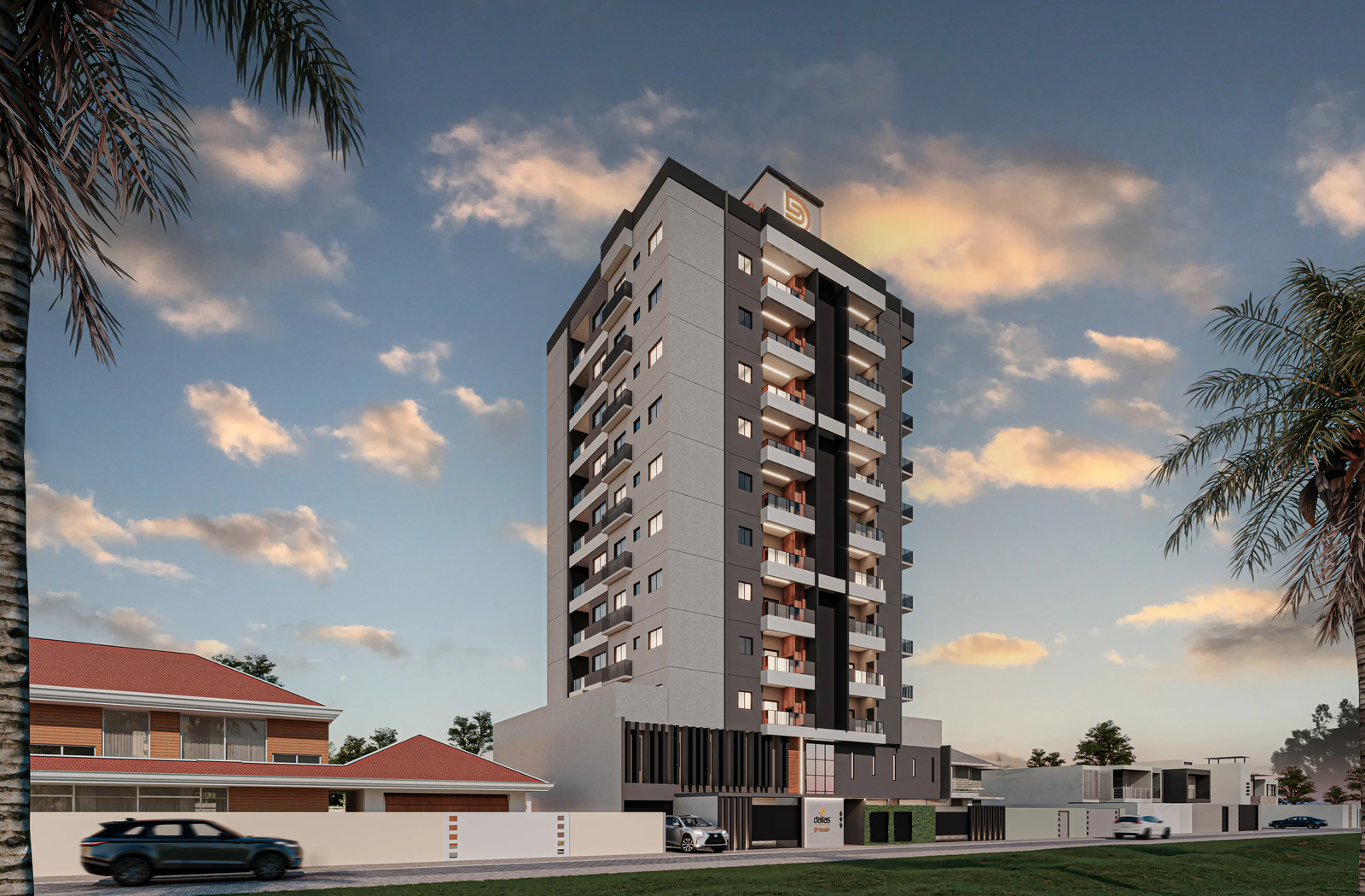 aplat-dinamize-dallas-fachada-01 Apartamento no Dallas Residence em Navegantes (SC) | DINAMIZE
