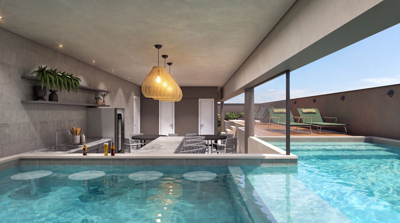 aplat-dinamize-seattle-bar-molhado Apartamento no Seattle Residence em Navegantes (SC) | DINAMIZE