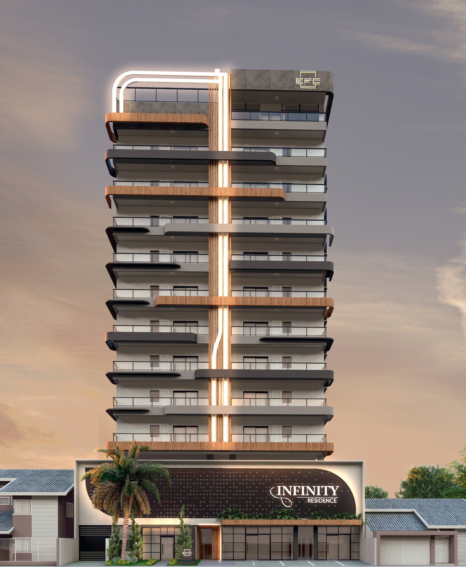 aplat-efc-infinity-fachada-05 Apartamento no Infinity Residence em Navegantes (SC) | EFC