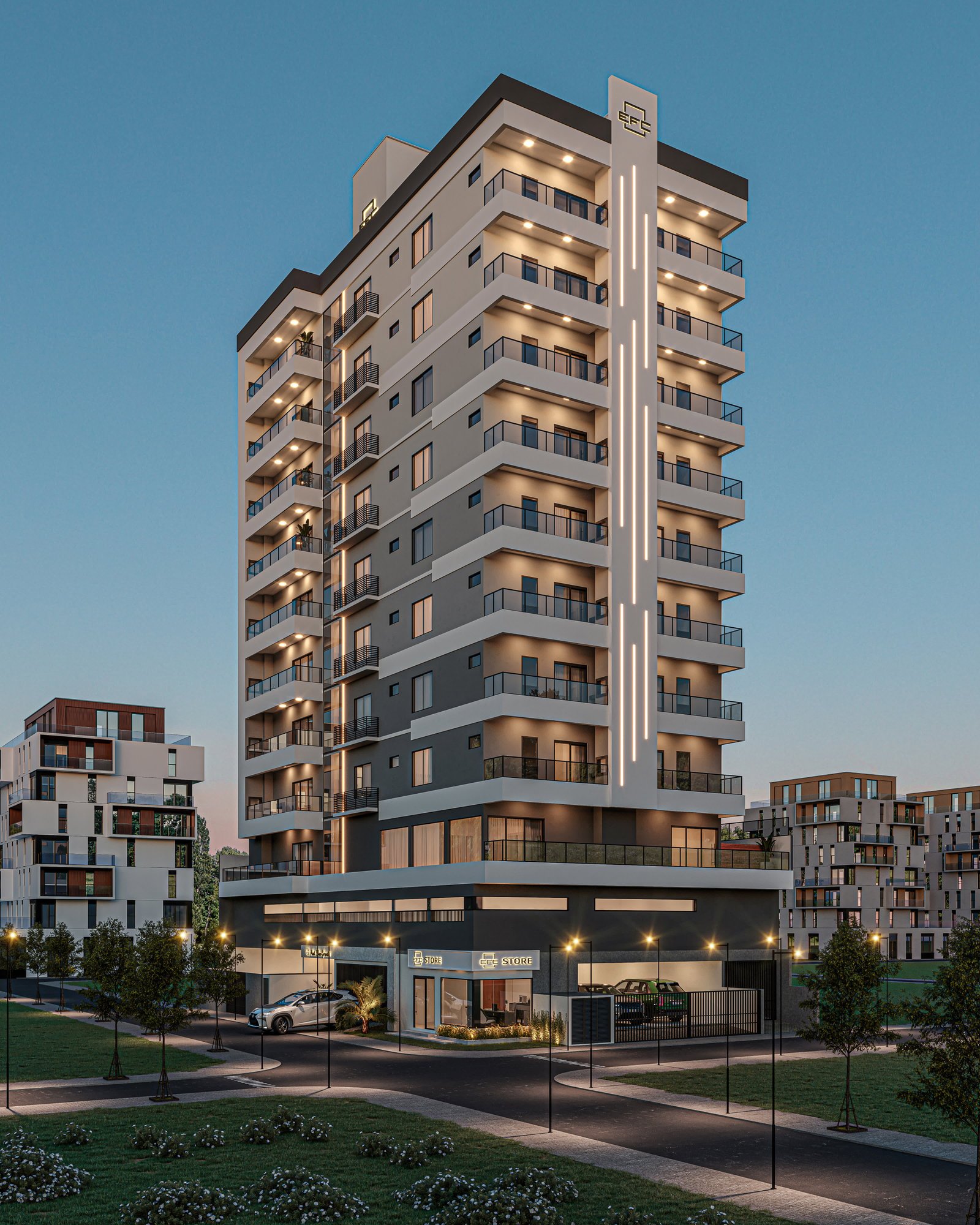 Apartamento no Mont Blanc Residence em Navegantes (SC) | EFC