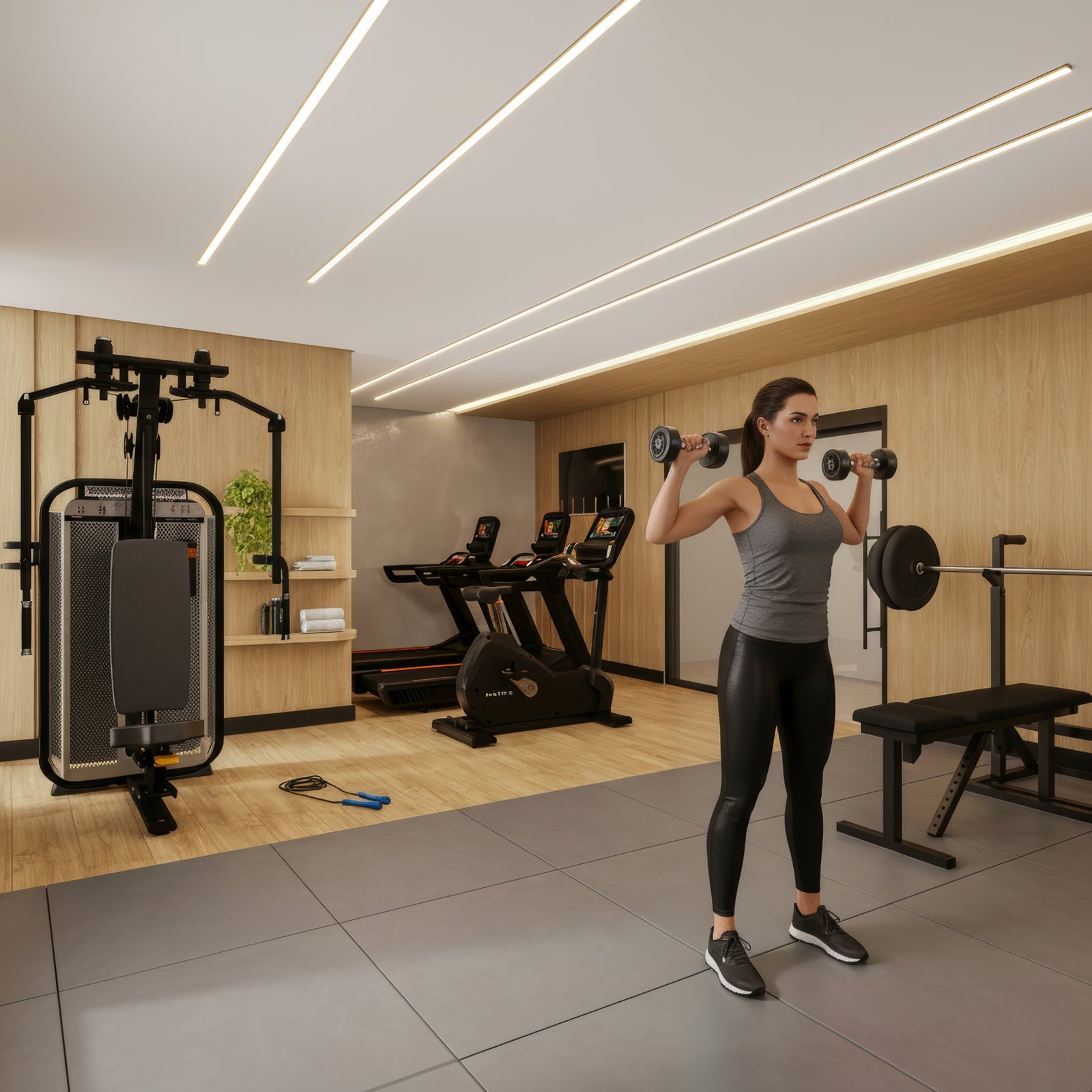 aplat-efc-unique-academia Apartamento no Unique Smart Home em Navegantes (SC) | EFC