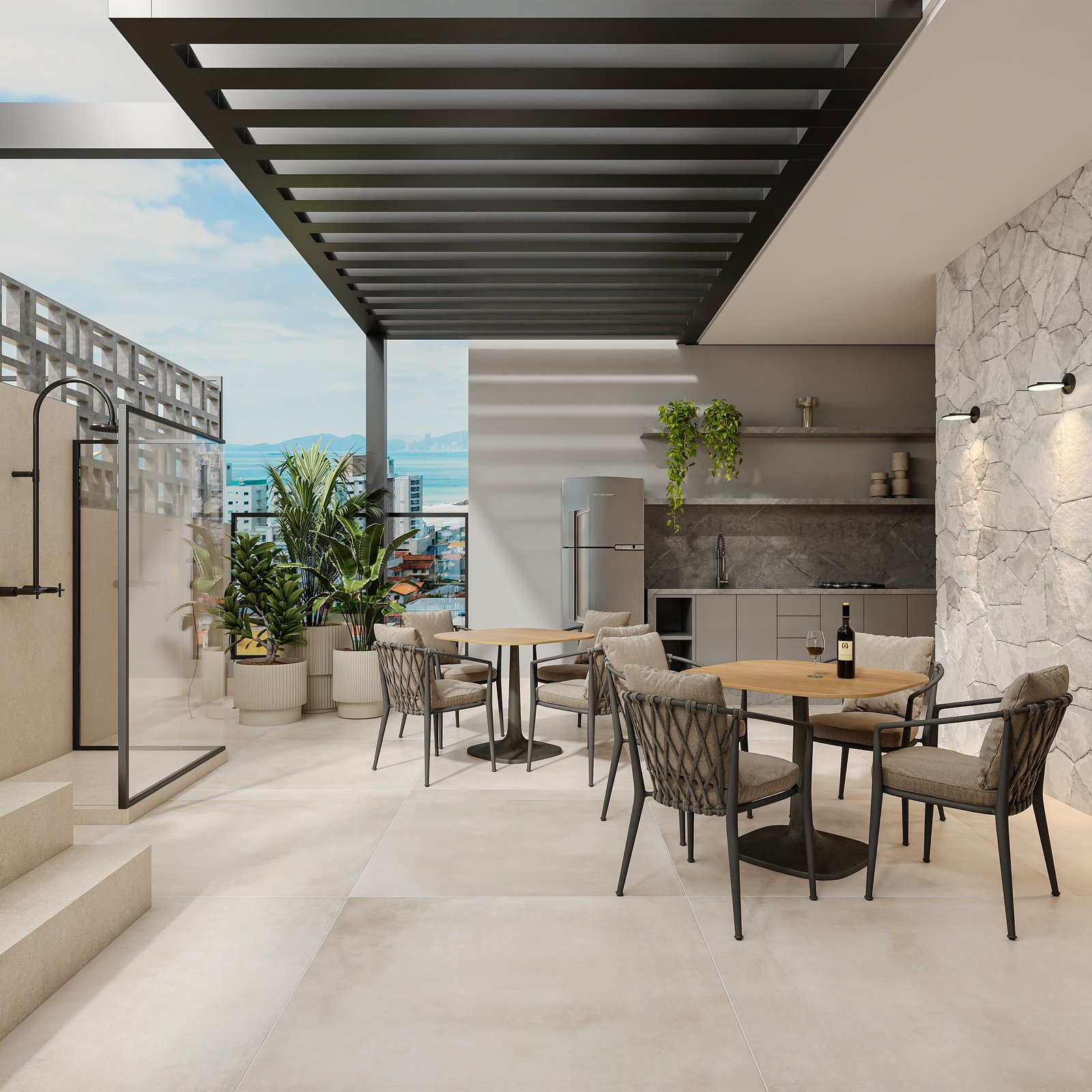aplat-efc-unique-lounge-01 Apartamento no Unique Smart Home em Navegantes (SC) | EFC