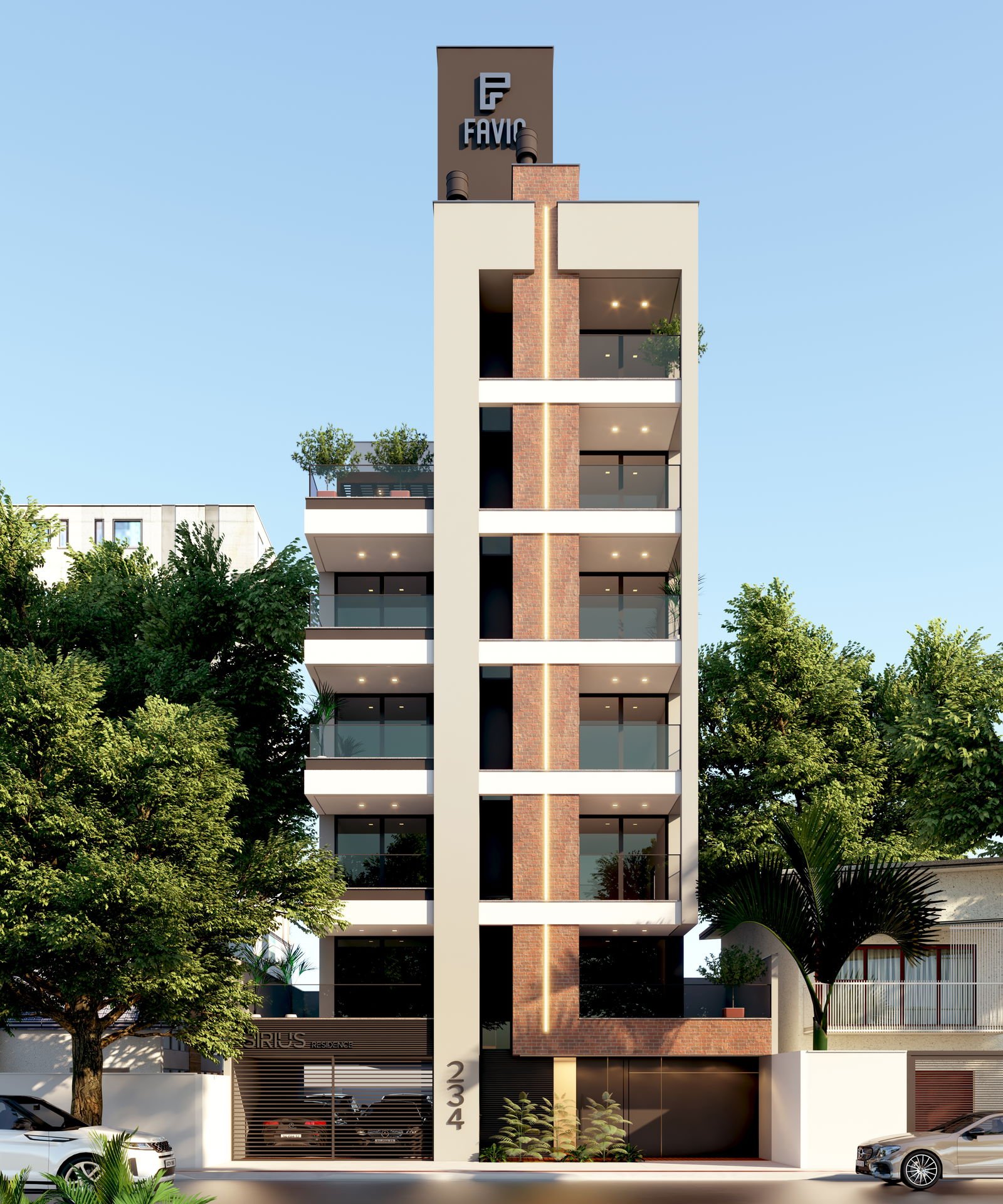 aplat-favic-sirius-fachada-01 Apartamento no Sirius Residence em Navegantes (SC) | FAVIC
