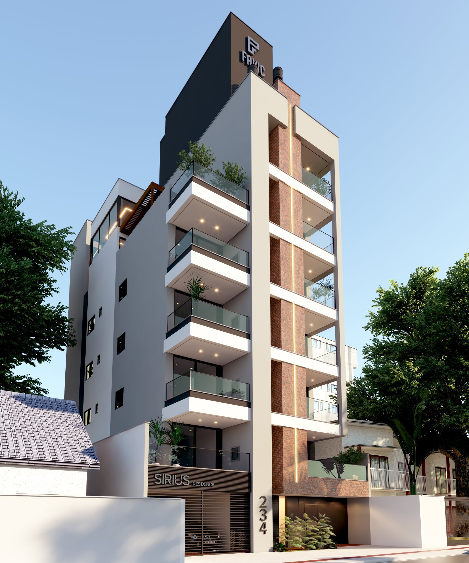 aplat-favic-sirius-fachada-02 Apartamento no Sirius Residence em Navegantes (SC) | FAVIC