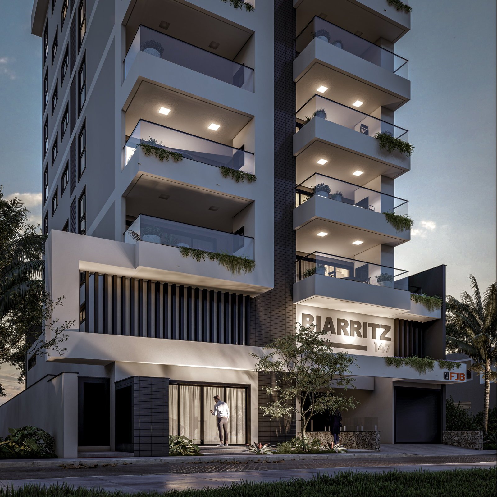 aplat-fjb-biarritz-fachada-03 Apartamento no Biarritz 147 em Navegantes (SC) | FJB