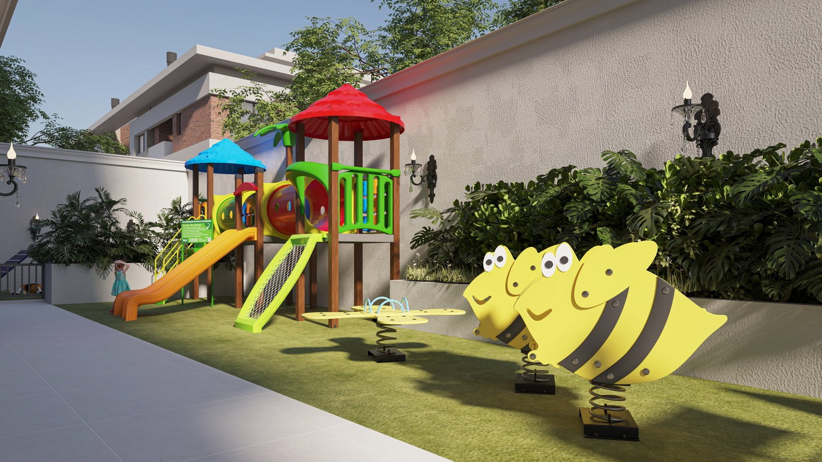 aplat-fx-vicenzza-playground-01 Apartamento no Vicenzza Residence em Navegantes (SC) | FX