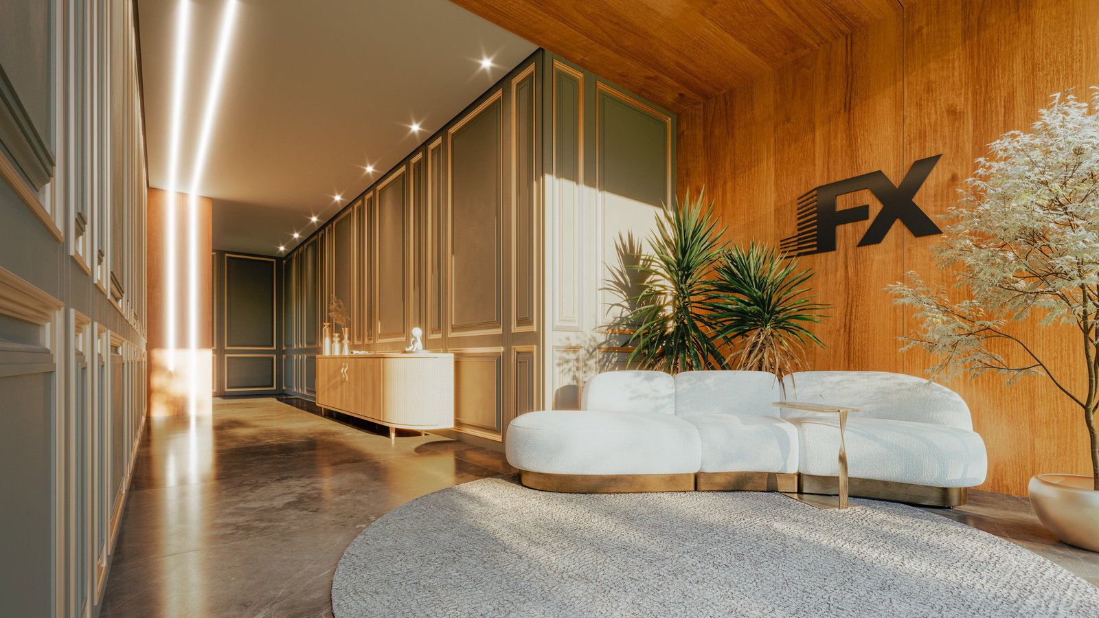 aplat-fx-vivence-hall-01 Apartamento no Vivence Premium Residence em Navegantes (SC) | FX