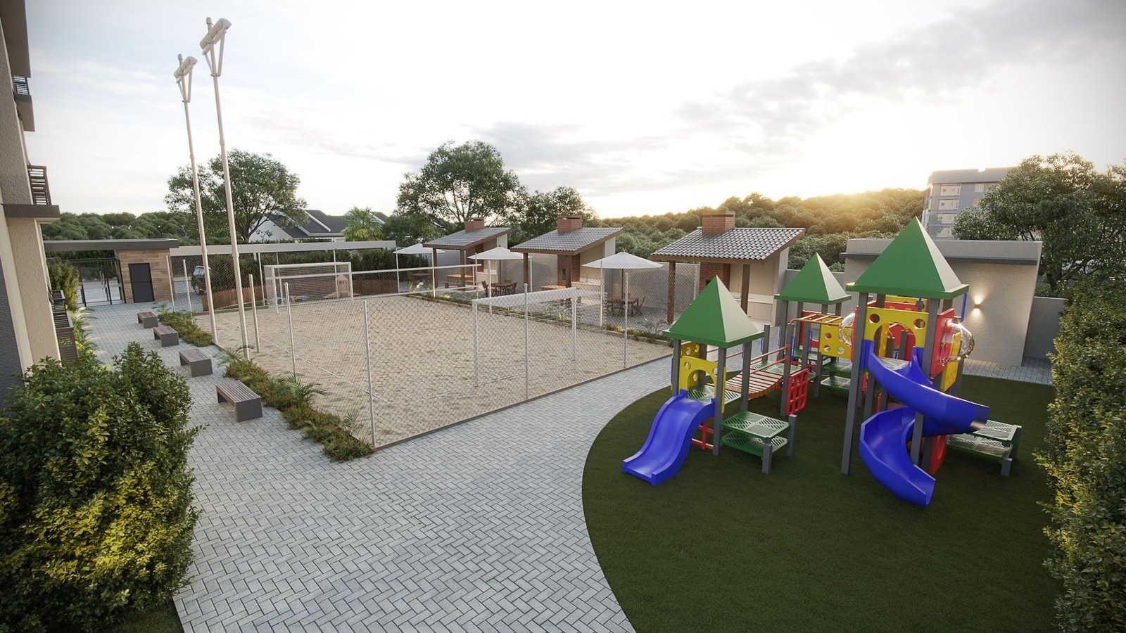 aplat-gc-green-coast-playground-01 Apartamento no Green Coast Home Resort em Navegantes (SC) | GC