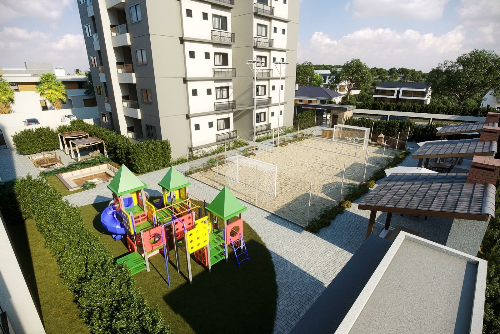 aplat-gc-green-coast-quadra-areia-01 Apartamento no Green Coast Home Resort em Navegantes (SC) | GC
