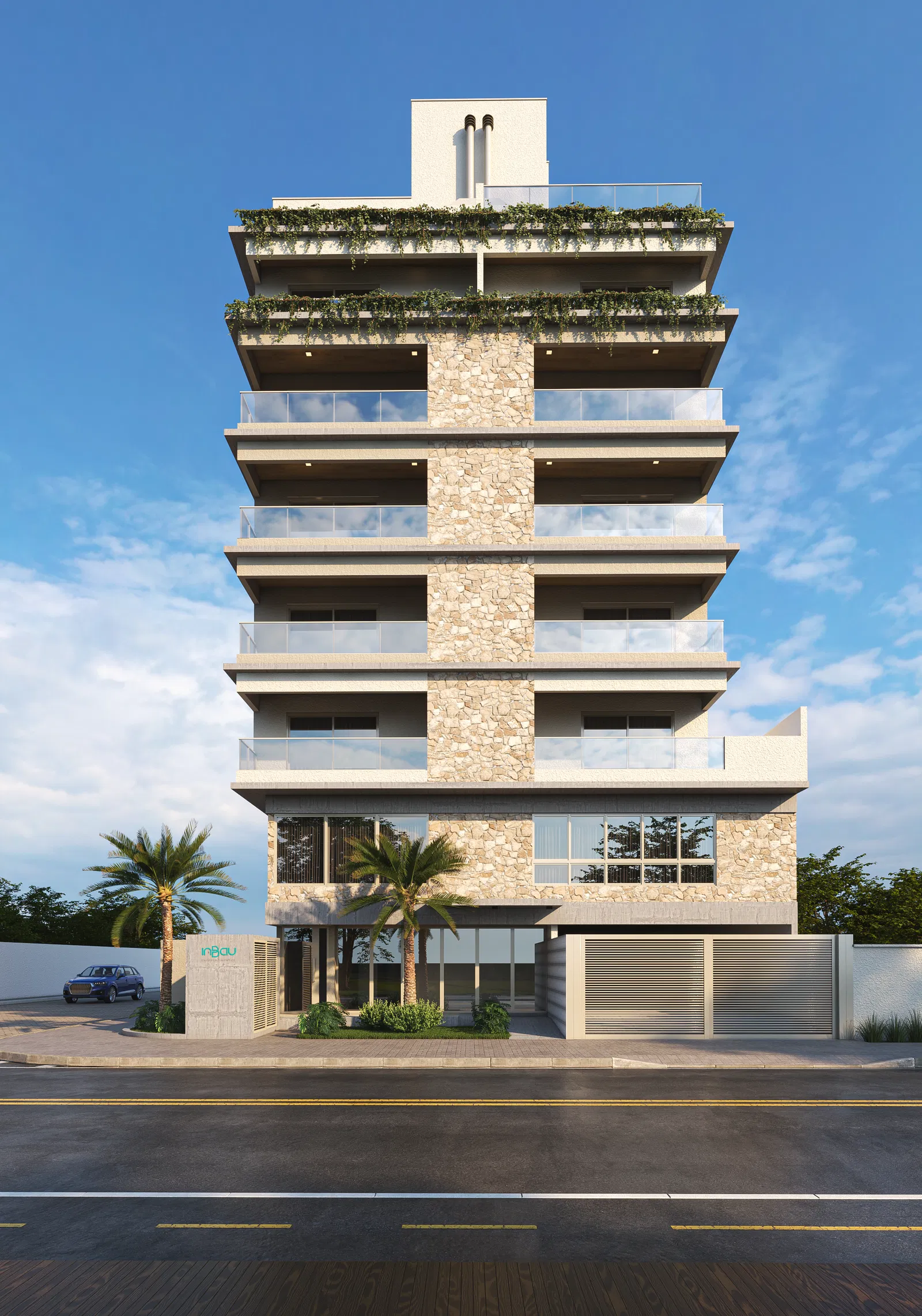 aplat-inbau-scenarium-fachada-04 Apartamento no Scenarium em Navegantes (SC) | INBAU