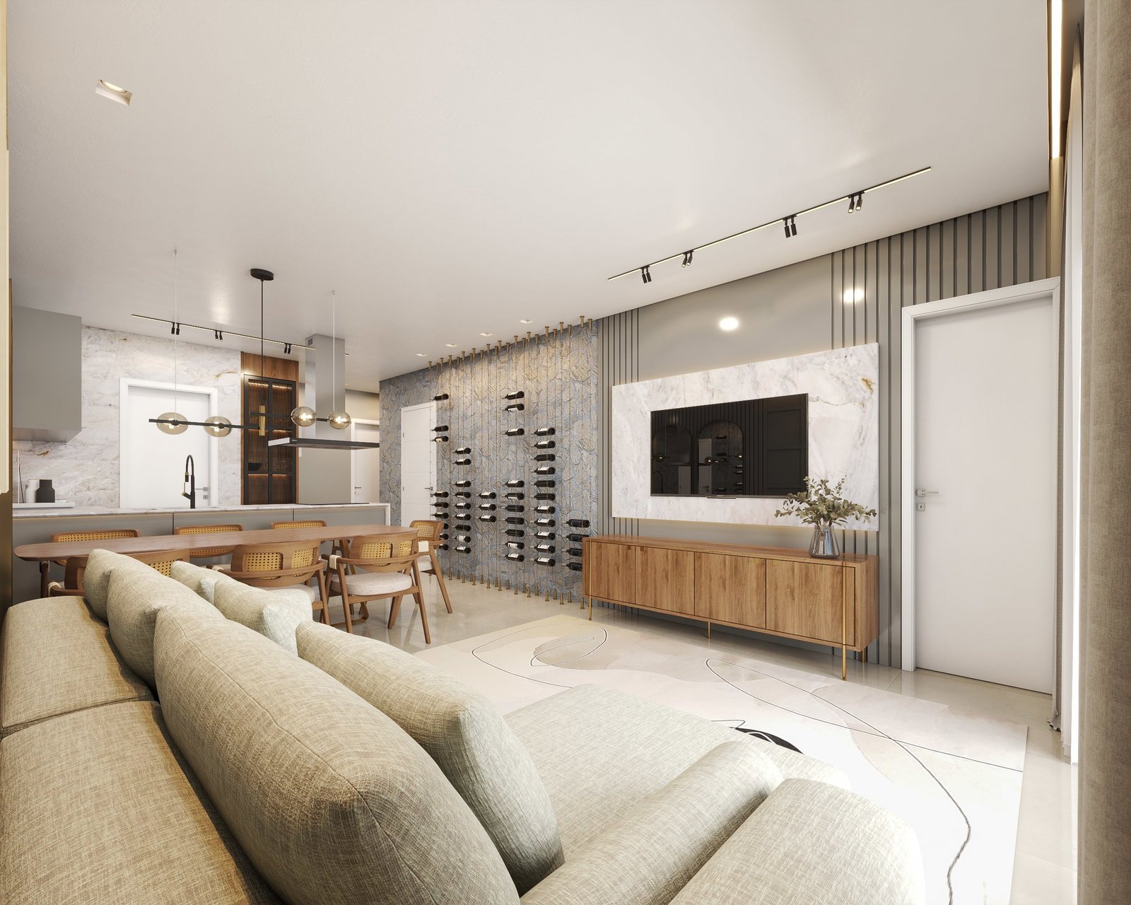 aplat-inbau-scenarium-living-01 Apartamento no Scenarium em Navegantes (SC) | INBAU