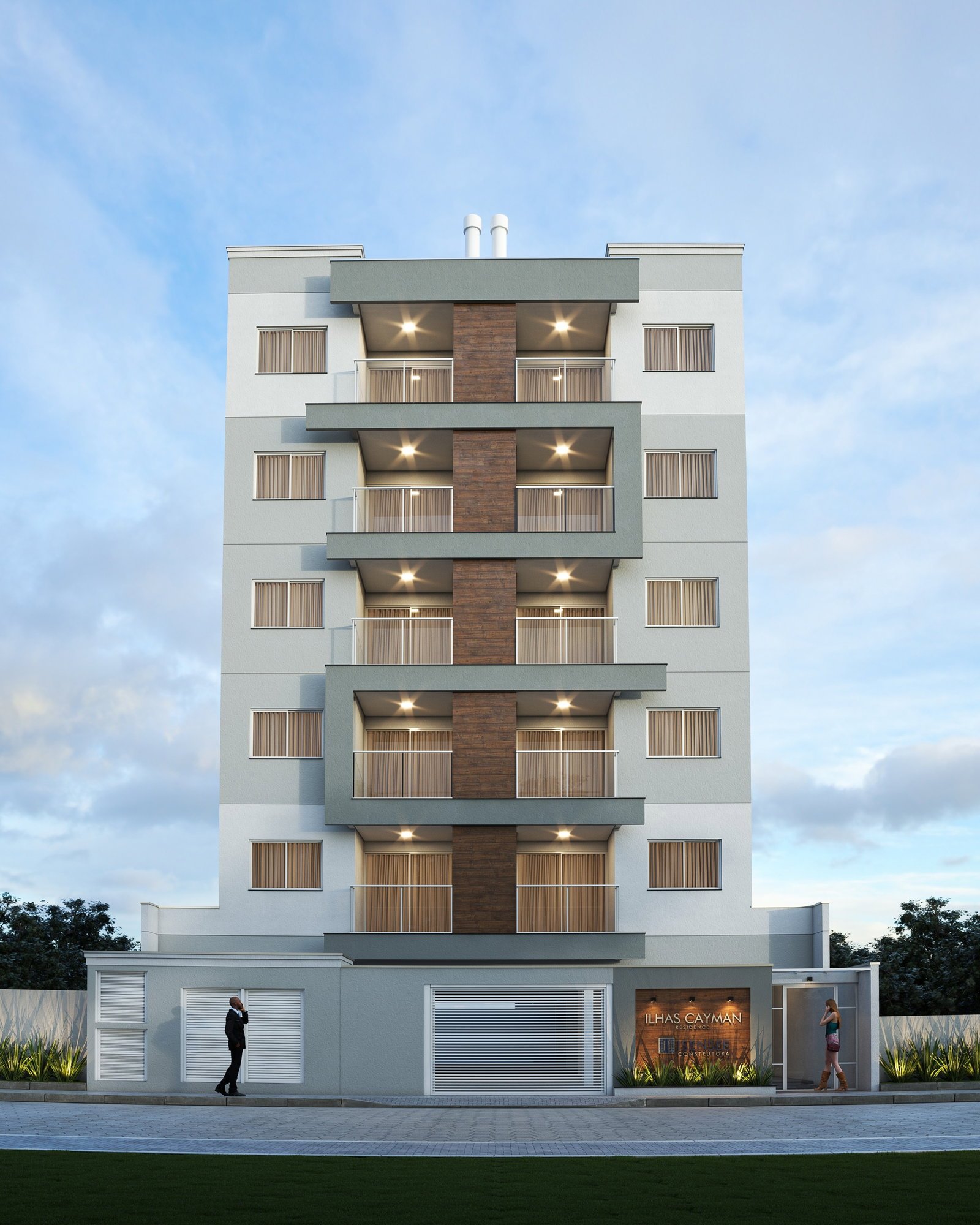 aplat-isensee-ilhas-cayman-fachada-01 Apartamento no Residencial Ilhas Cayman em Navegantes | ISENSEE