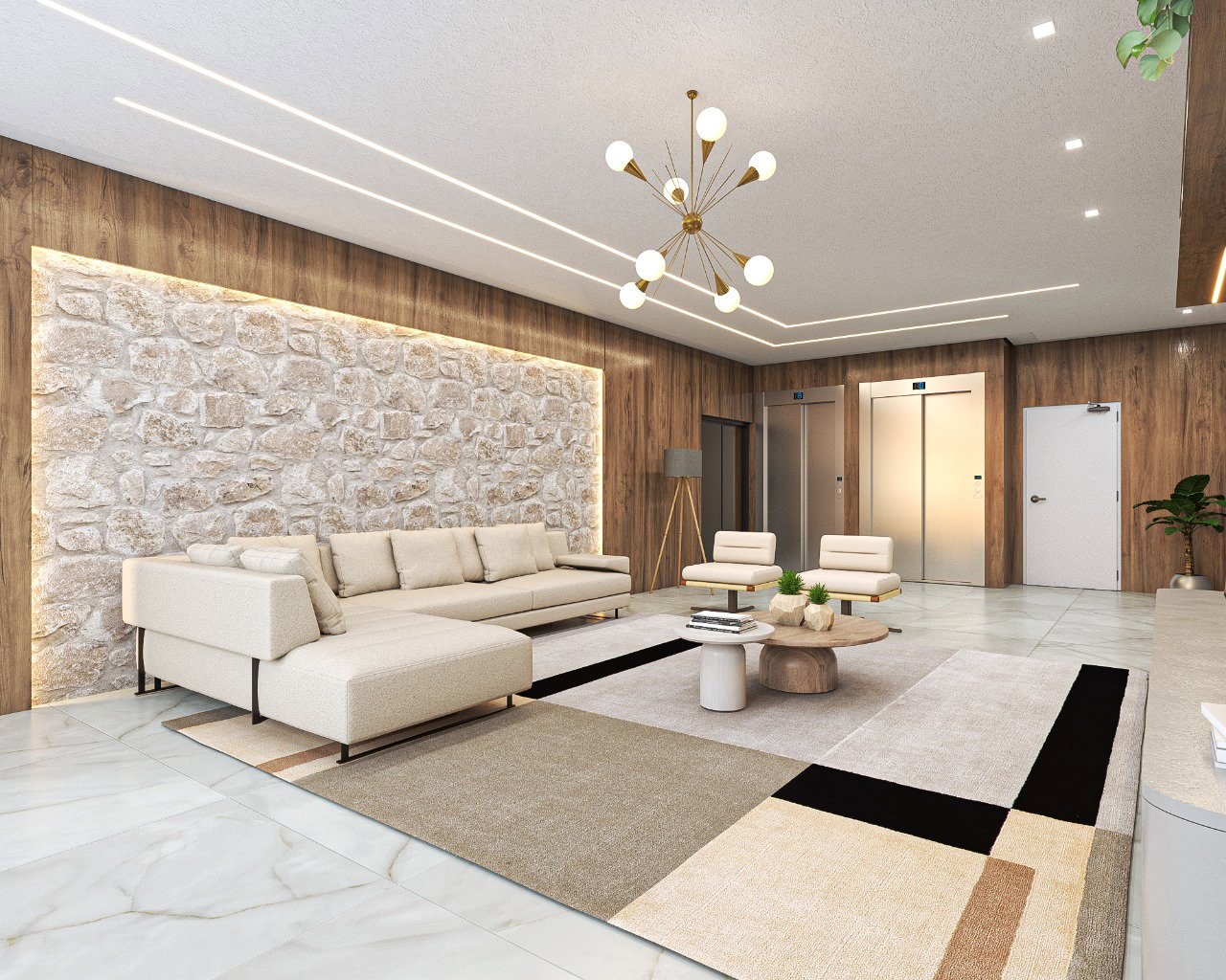 aplat-isensee-revine-lago-hall-01 Apartamento no Residencial Revine Lago em Navegantes | ISENSEE