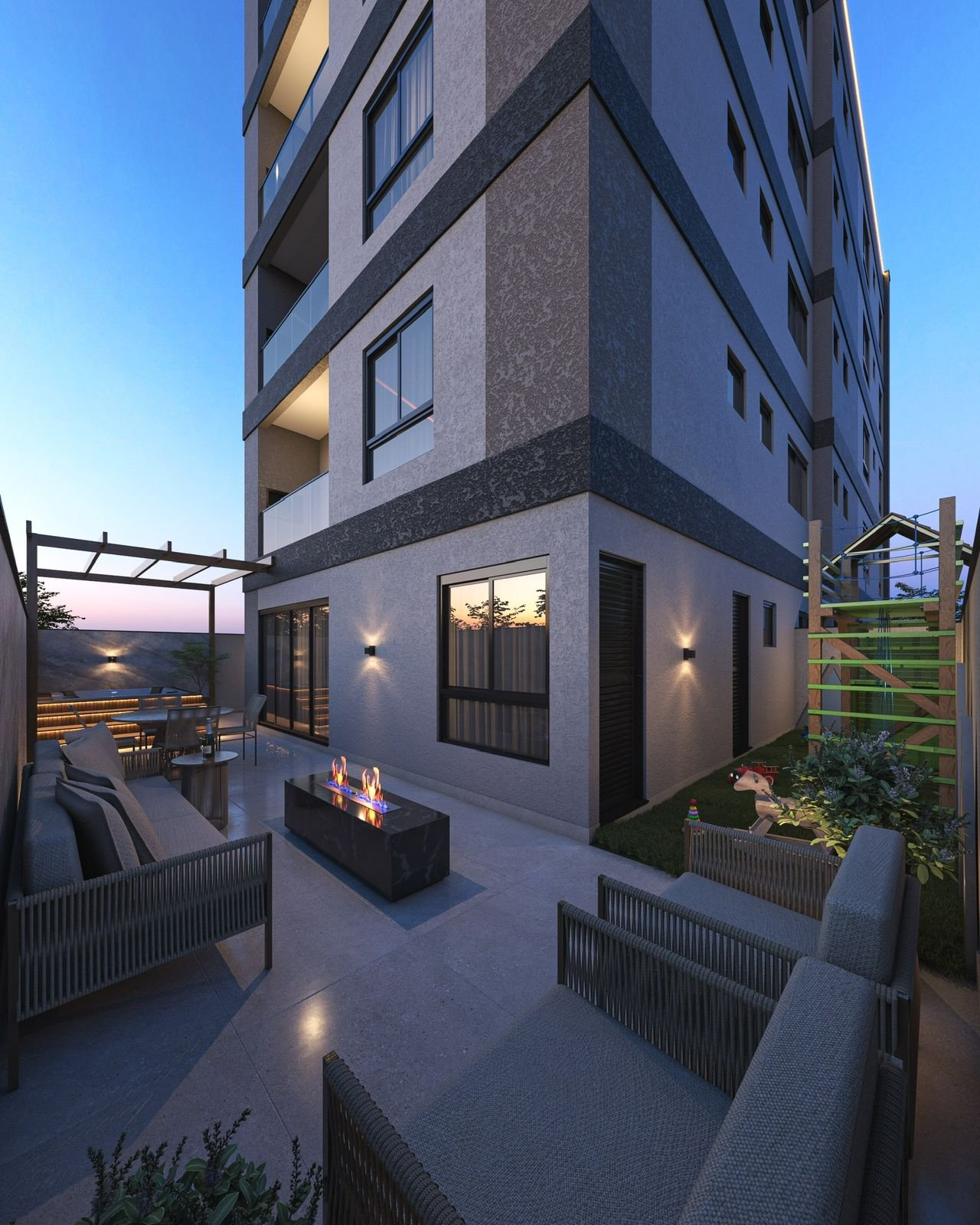 aplat-lofts-costa-de-la-luz-fireplace-01 Apartamento no Costa de La Luz em Navegantes (SC) | LOFS